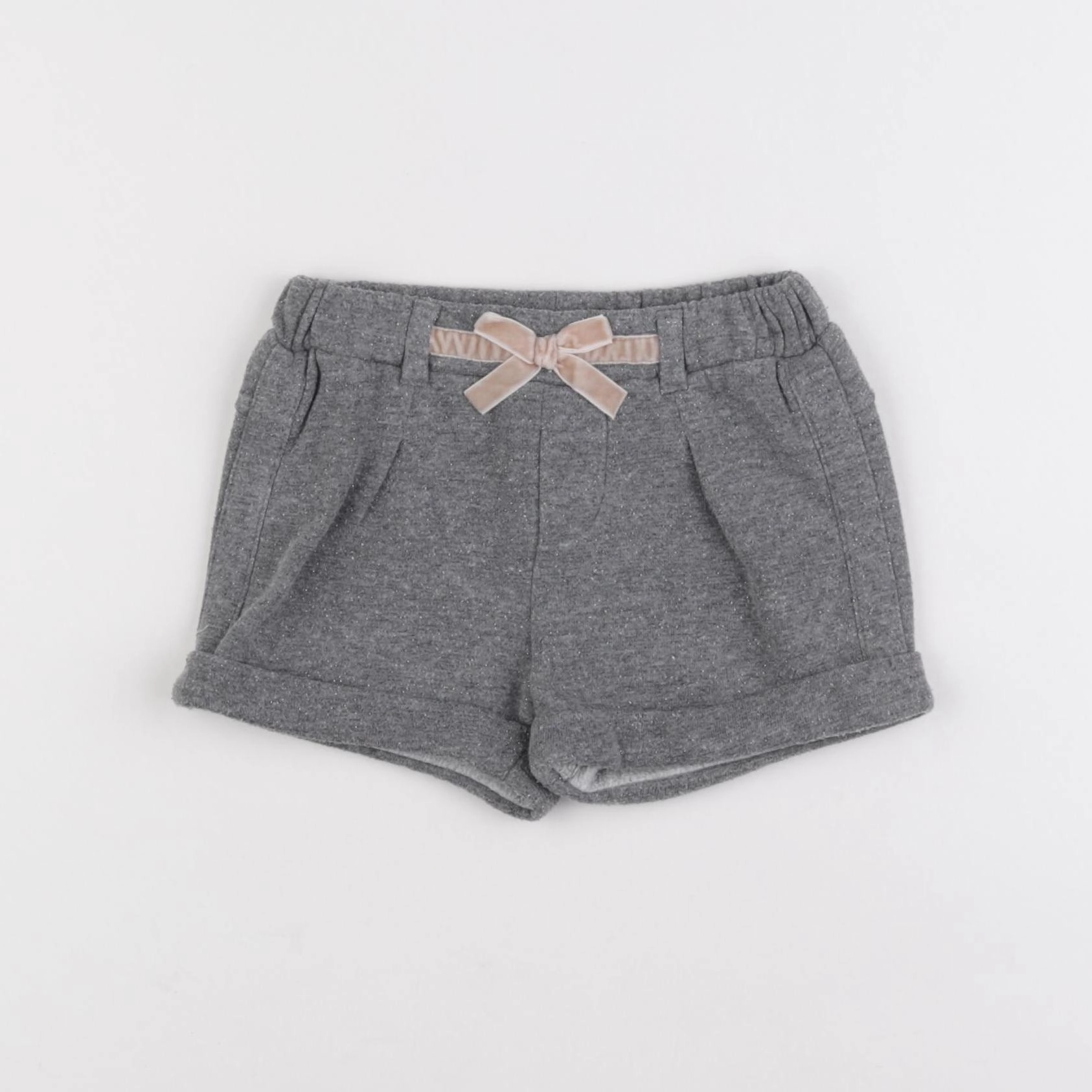 Vertbaudet - short gris - 24 mois