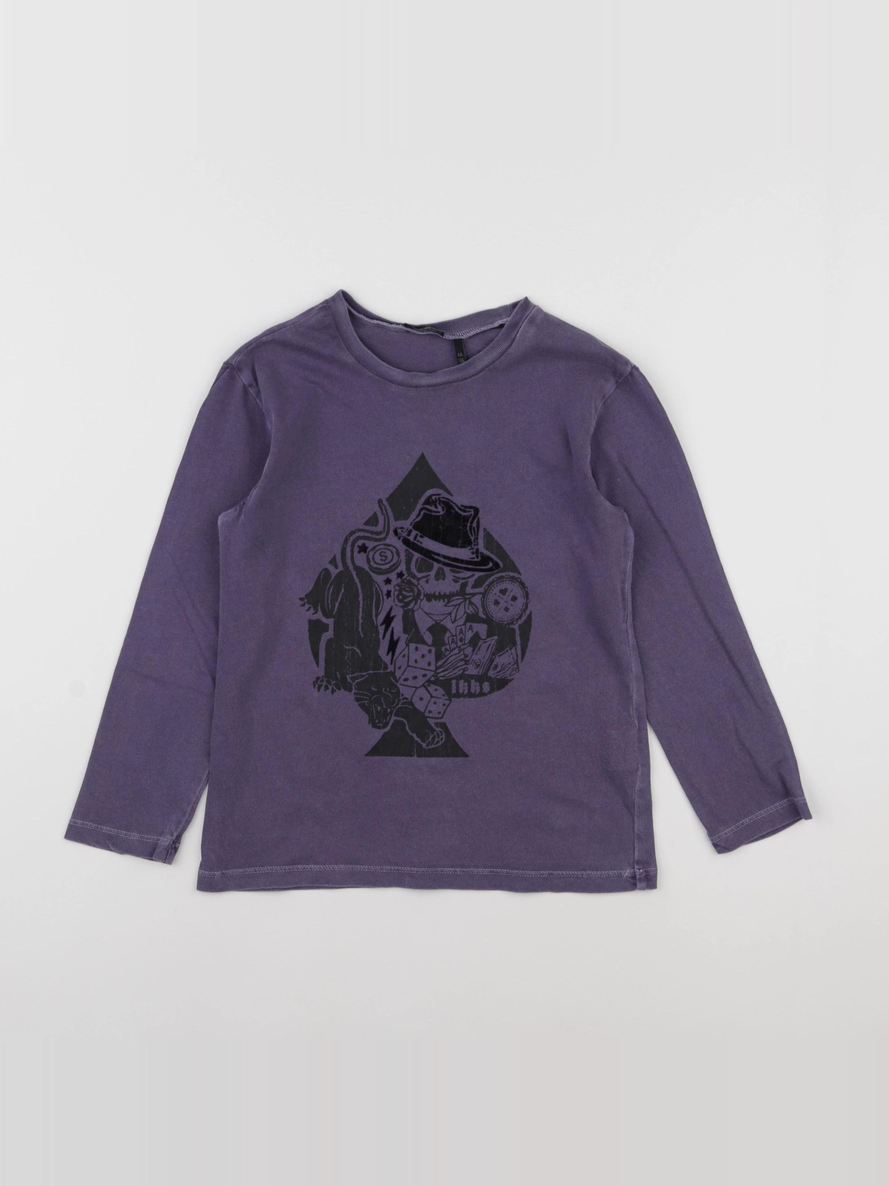 IKKS - tee-shirt violet - 6 ans