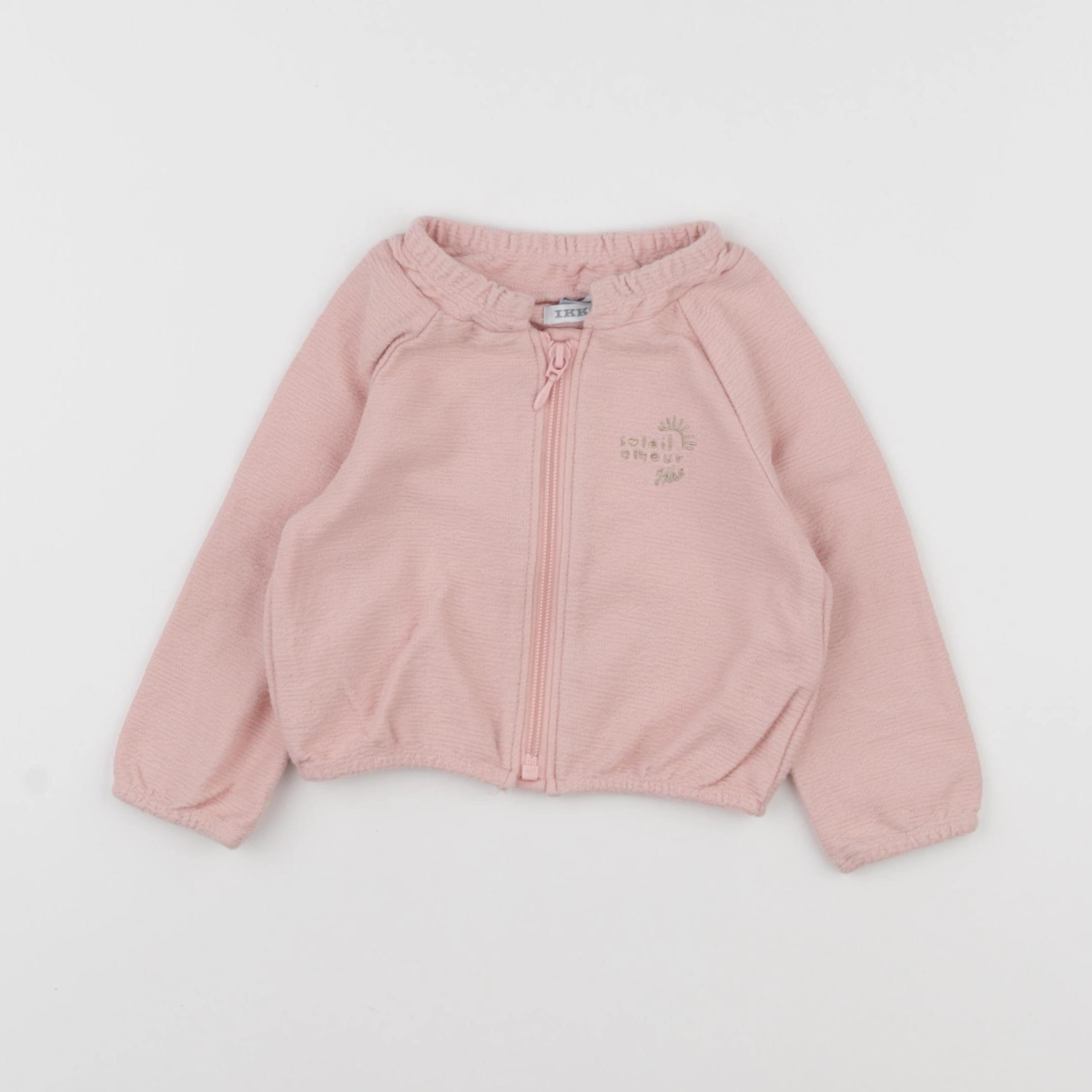 IKKS - sweat rose - 12 mois