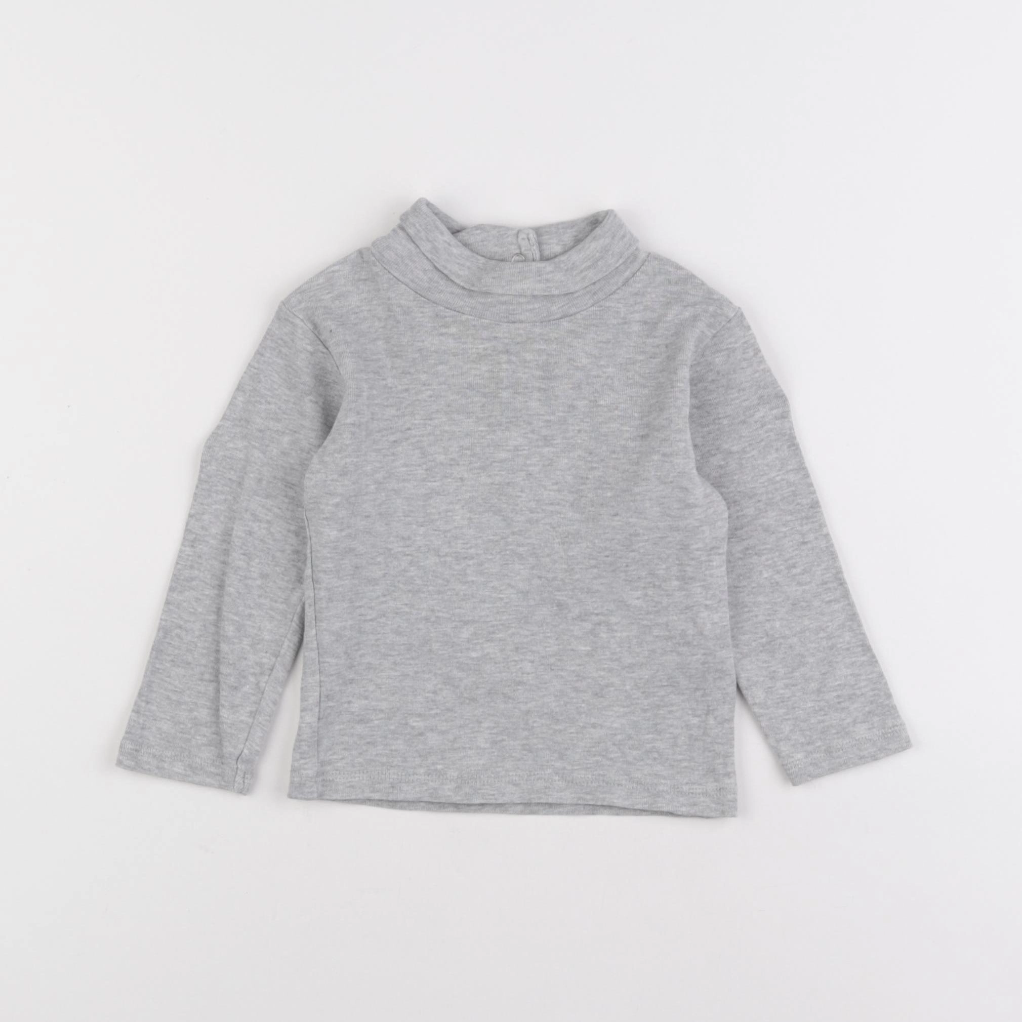 Vertbaudet - sous-pull gris - 18 mois