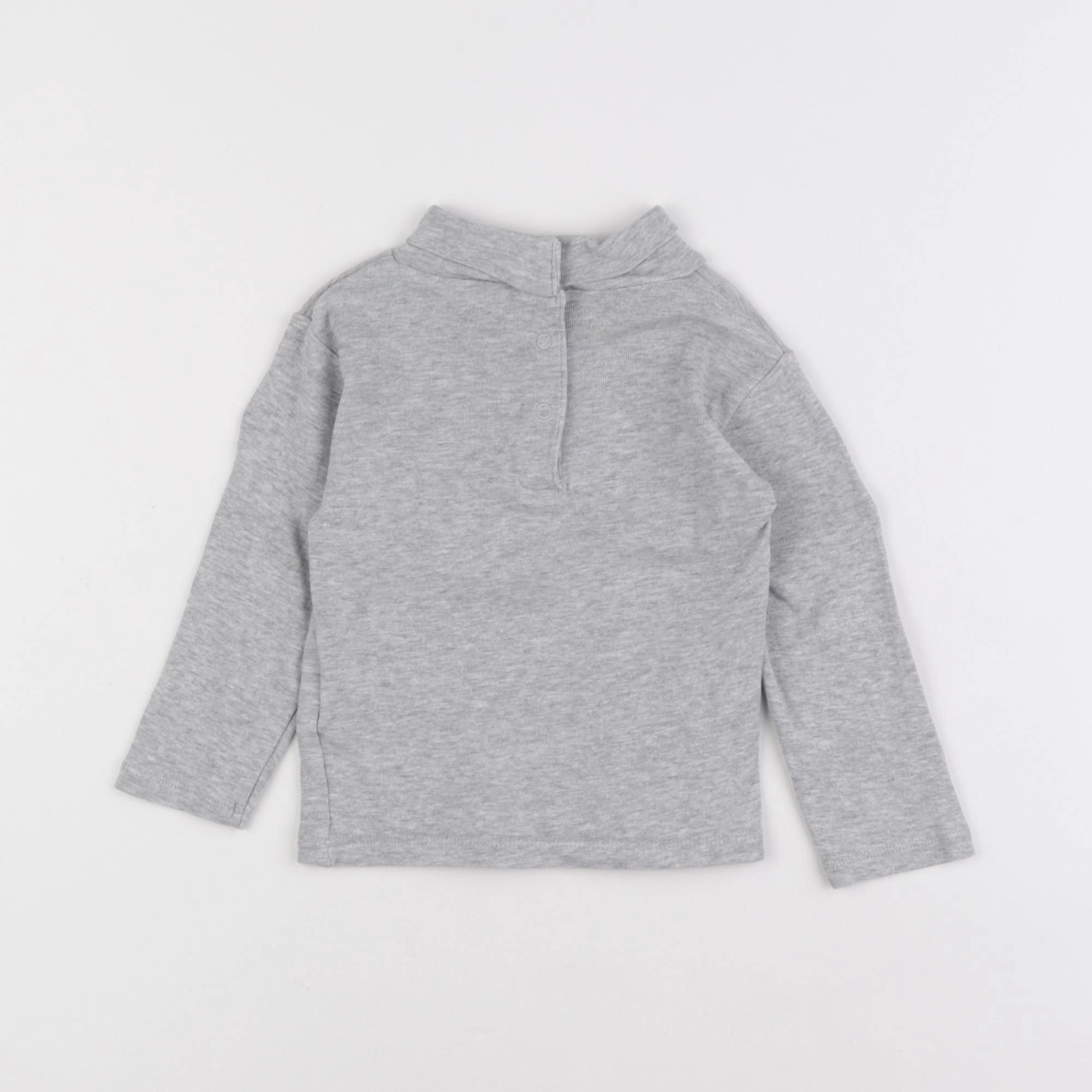 Vertbaudet - sous-pull gris - 18 mois