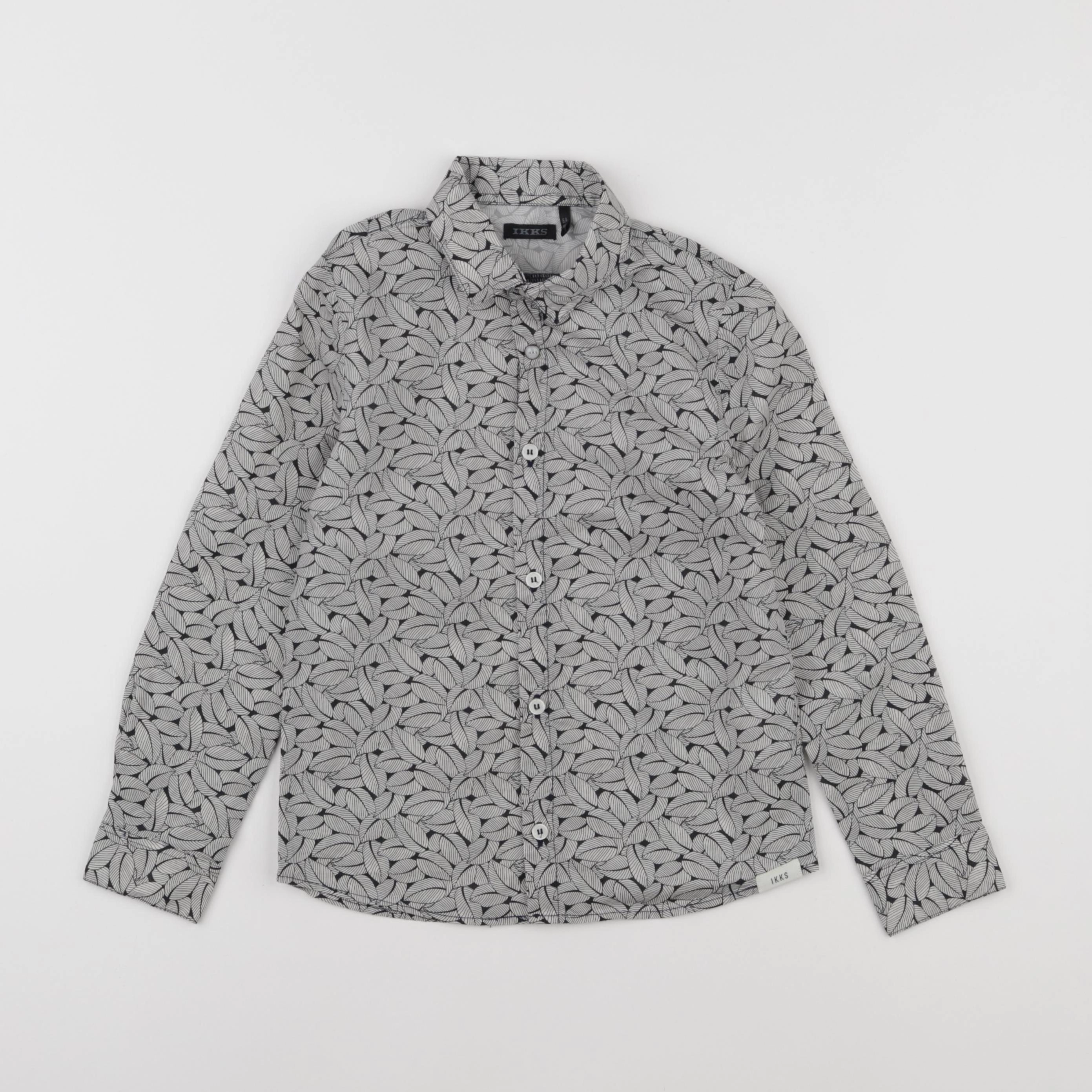 IKKS - chemise noir, beige - 6 ans