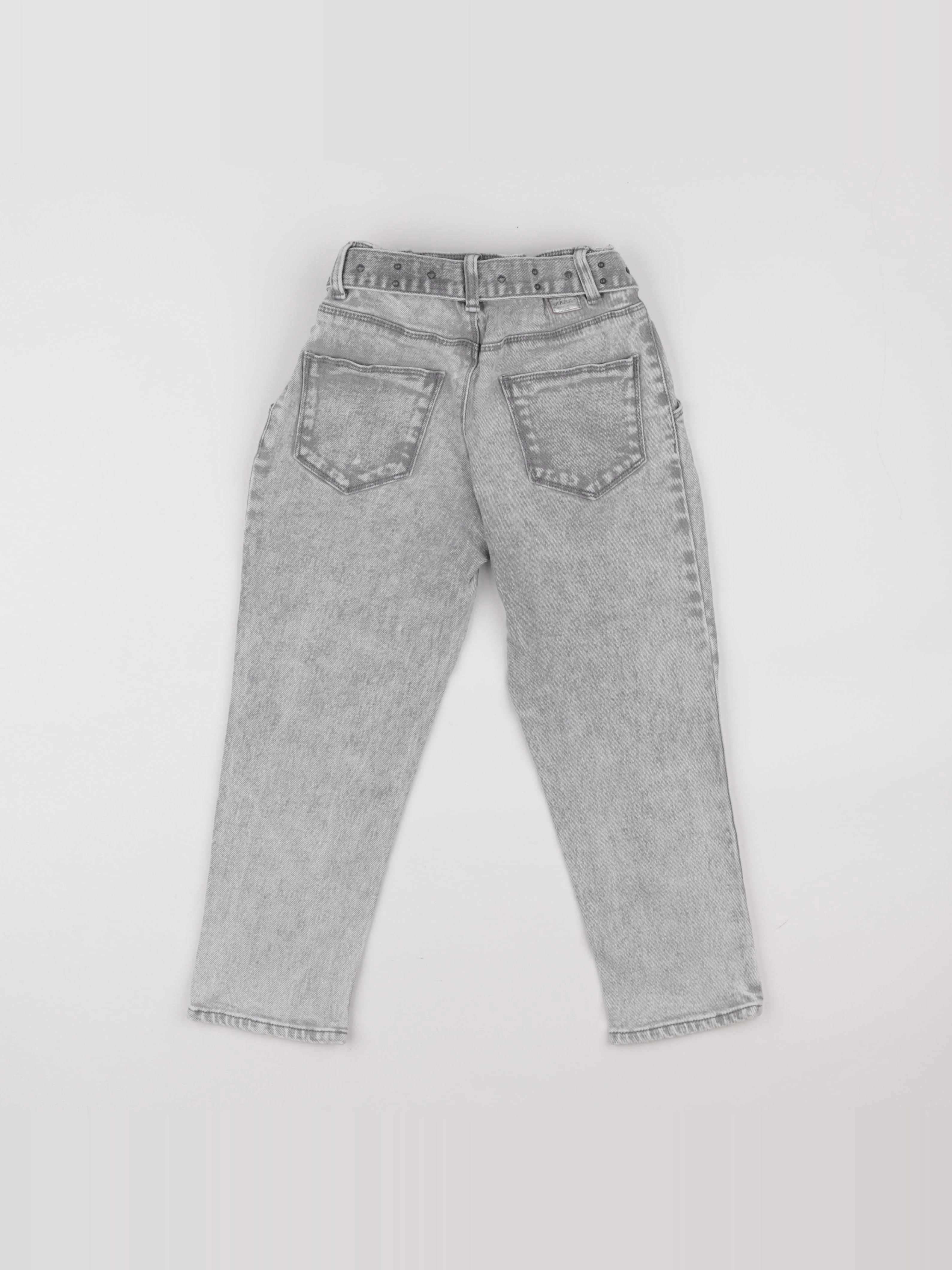 IKKS - jean gris - 7 ans