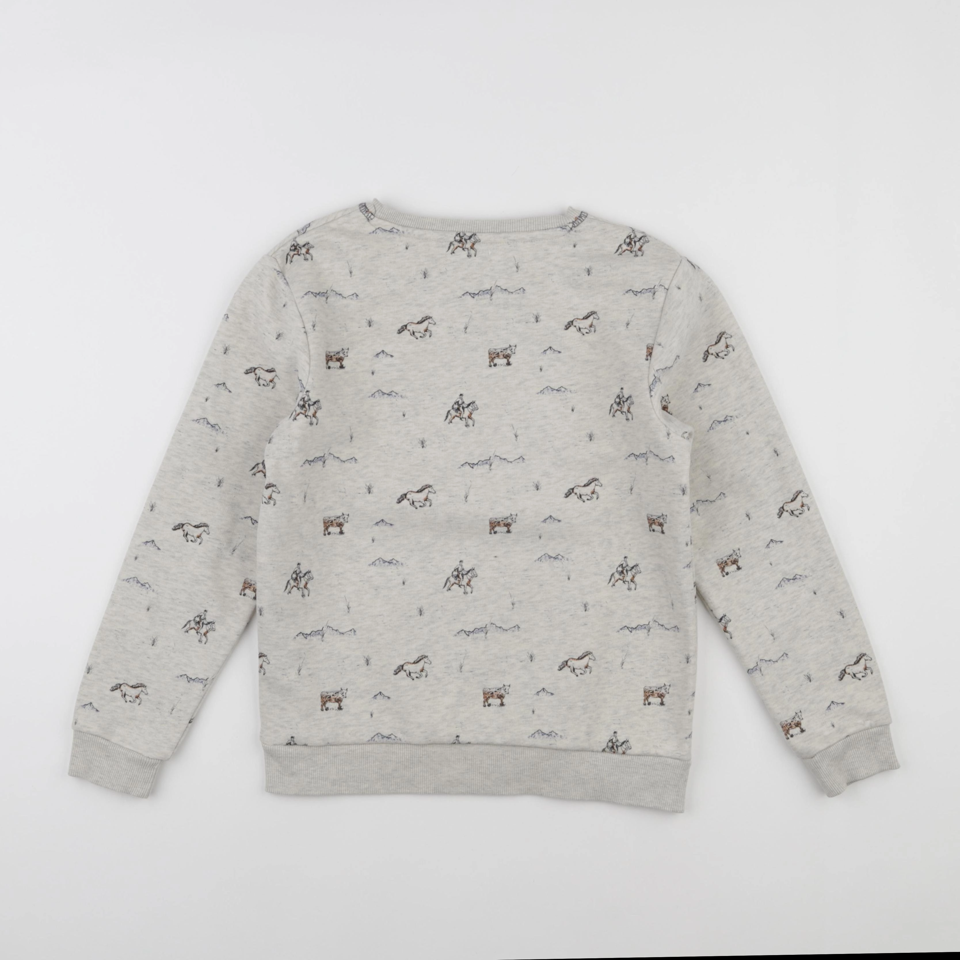 Vertbaudet - sweat gris - 10 ans