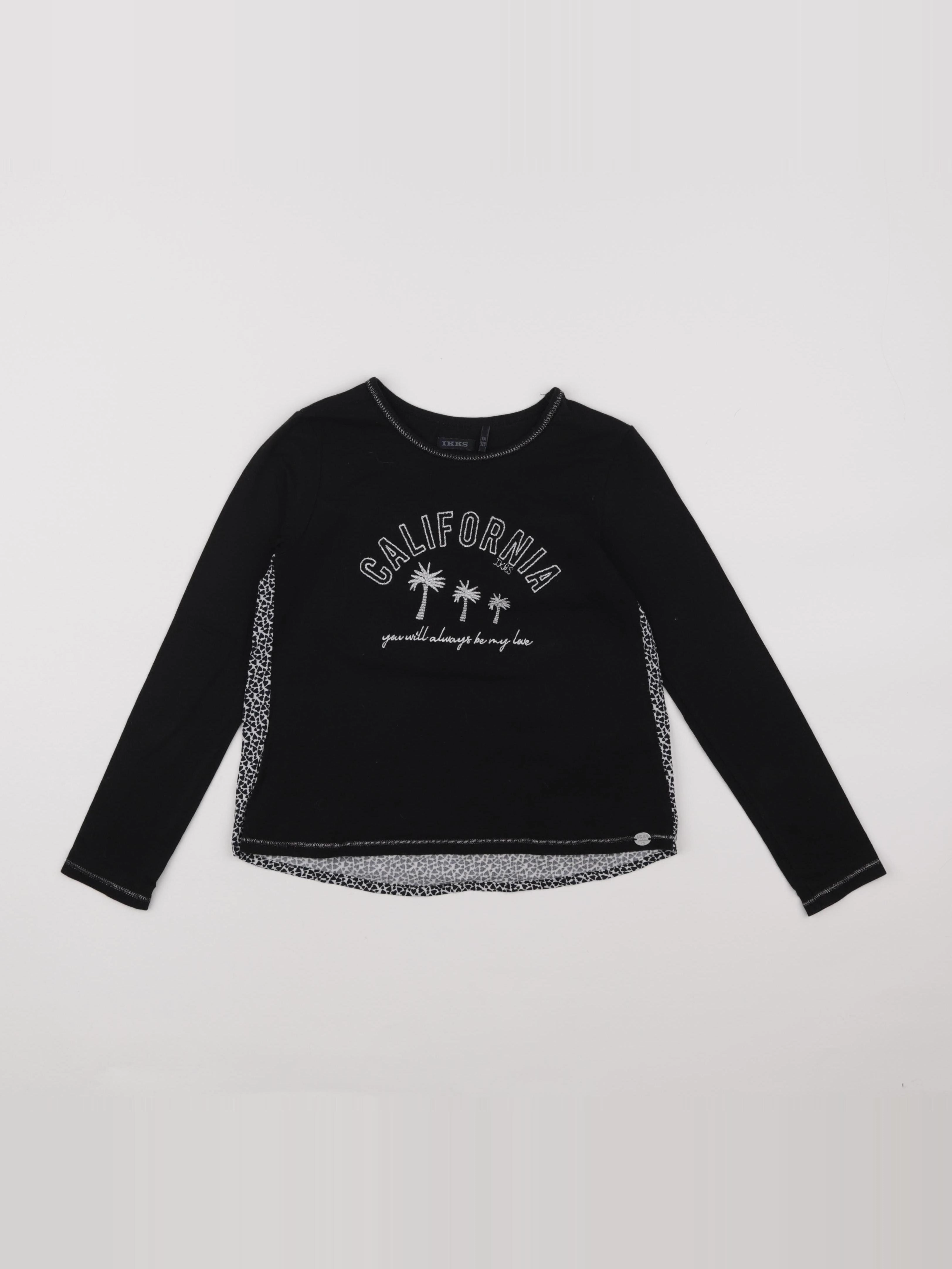 IKKS - tee-shirt noir - 8 ans