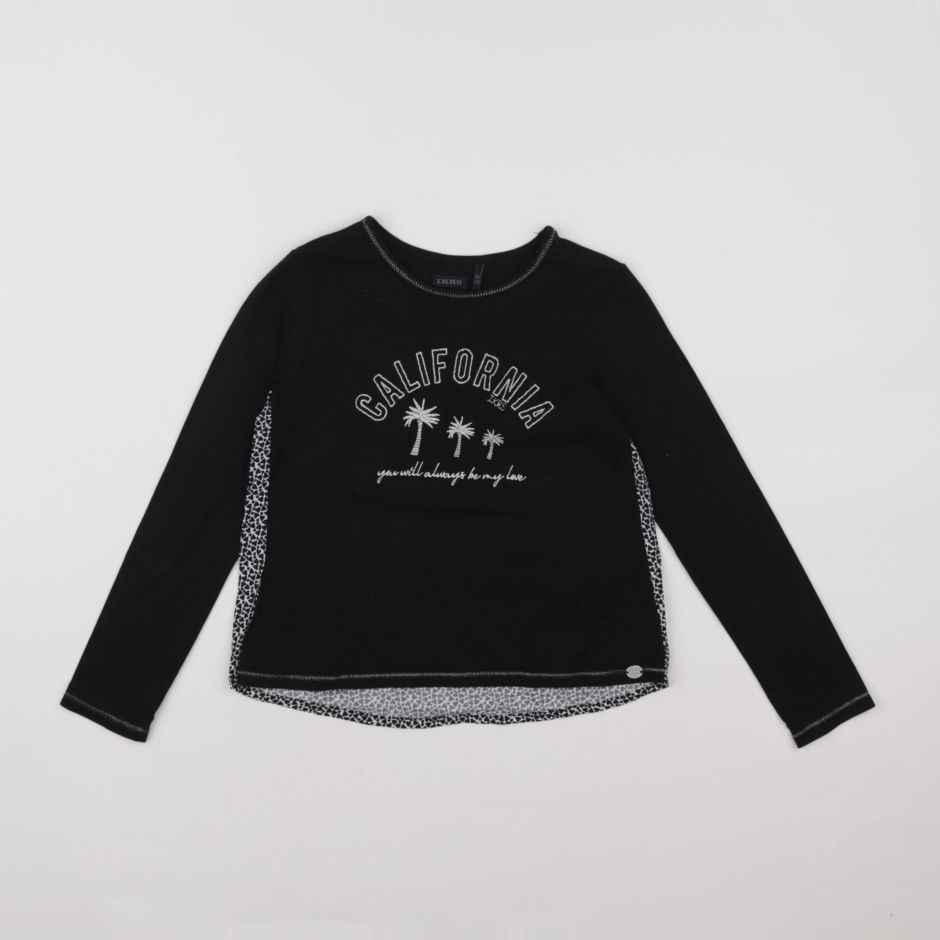 IKKS - tee-shirt noir - 8 ans