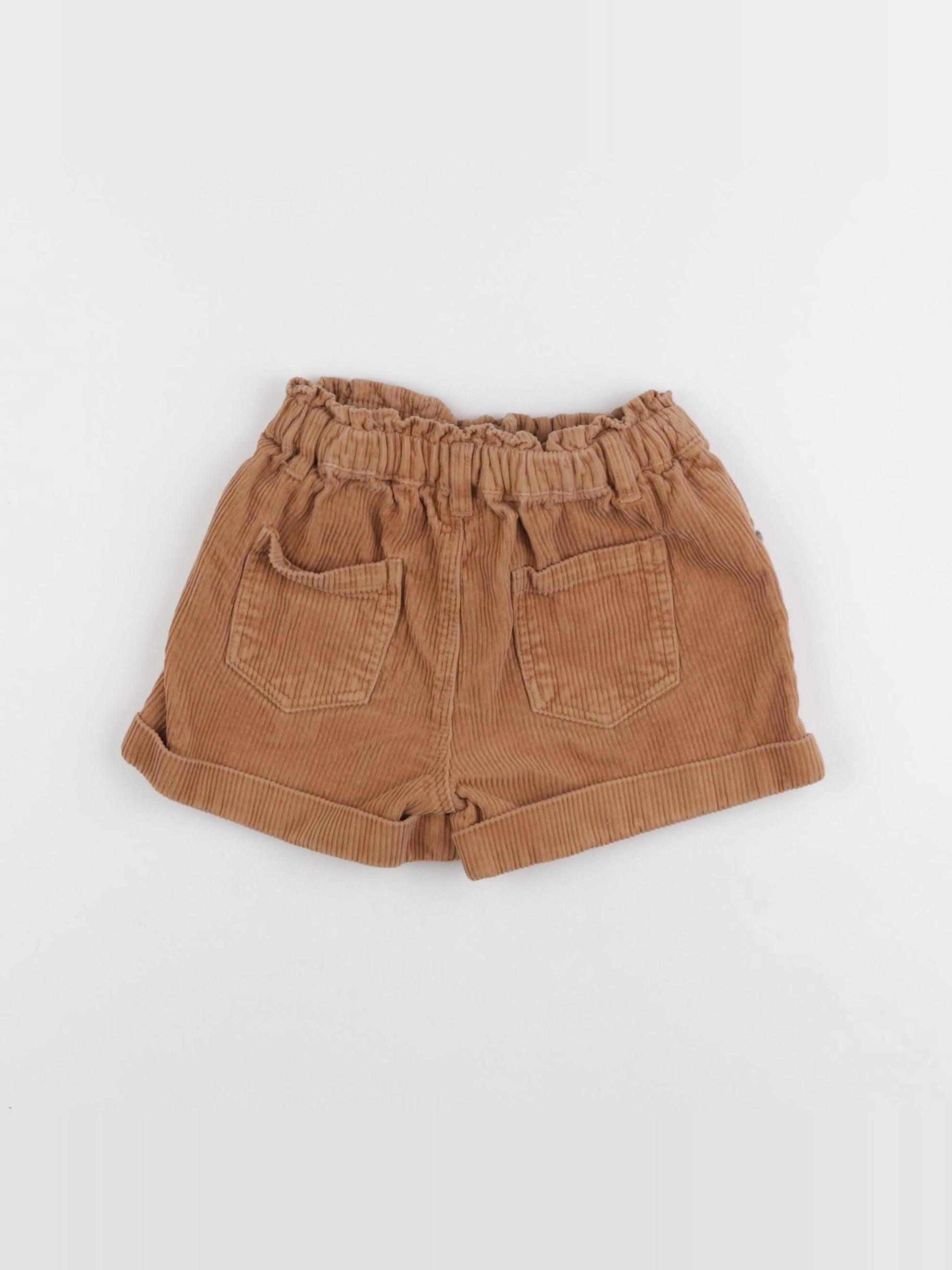 Vertbaudet - short marron - 5 ans
