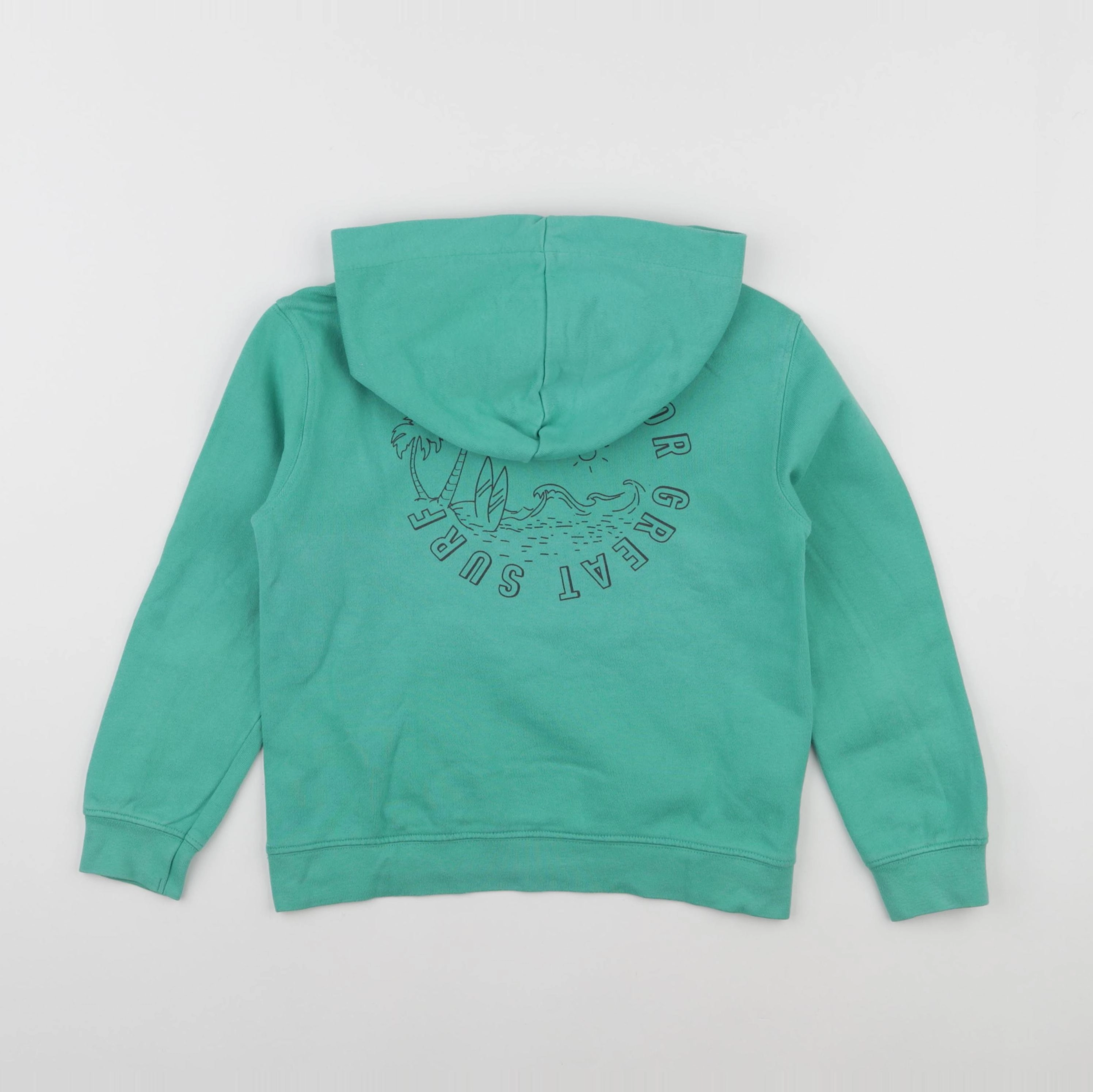 La Redoute - sweat vert - 7 ans