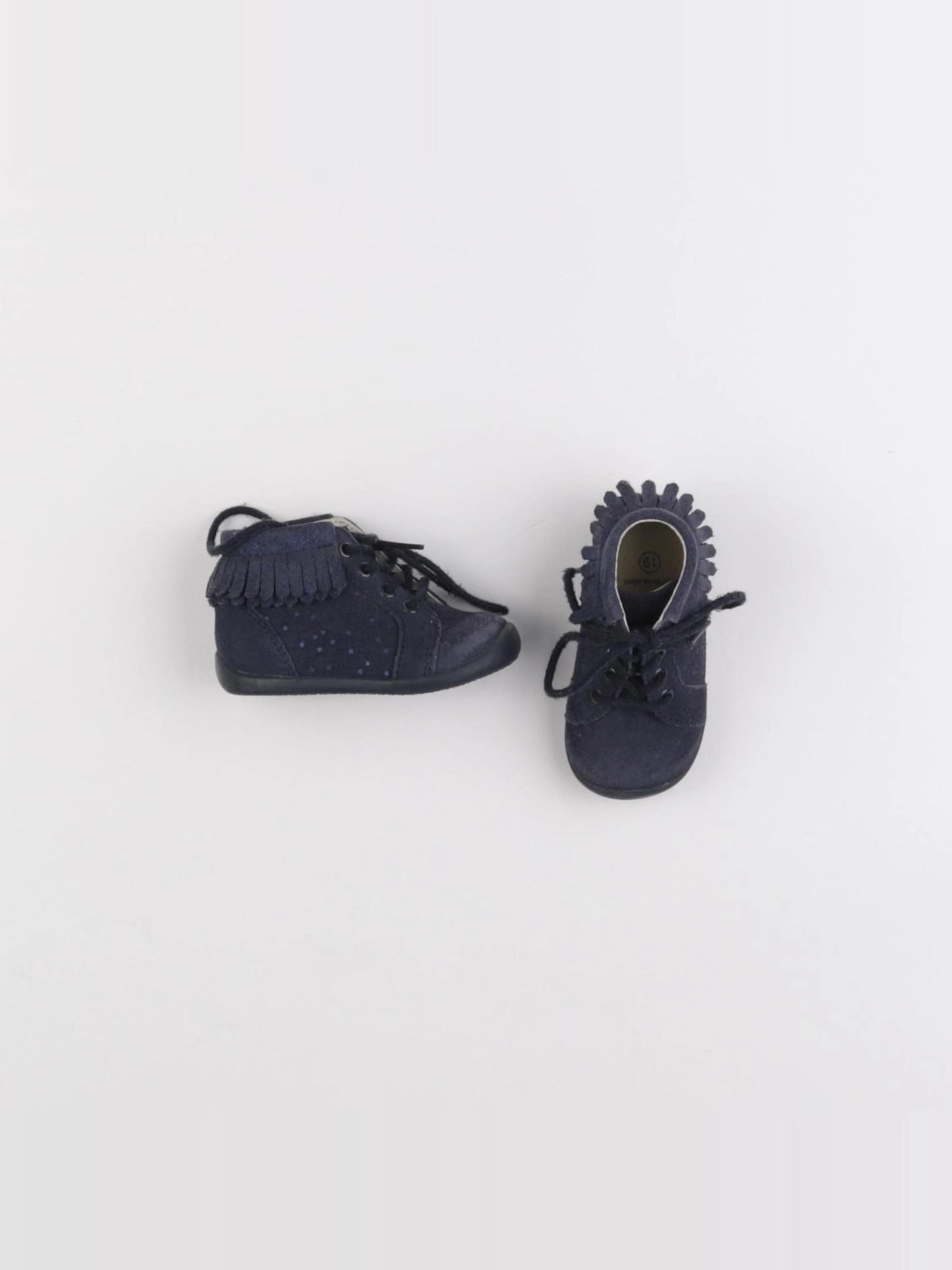 Vertbaudet - bottillons bleu - pointure 19