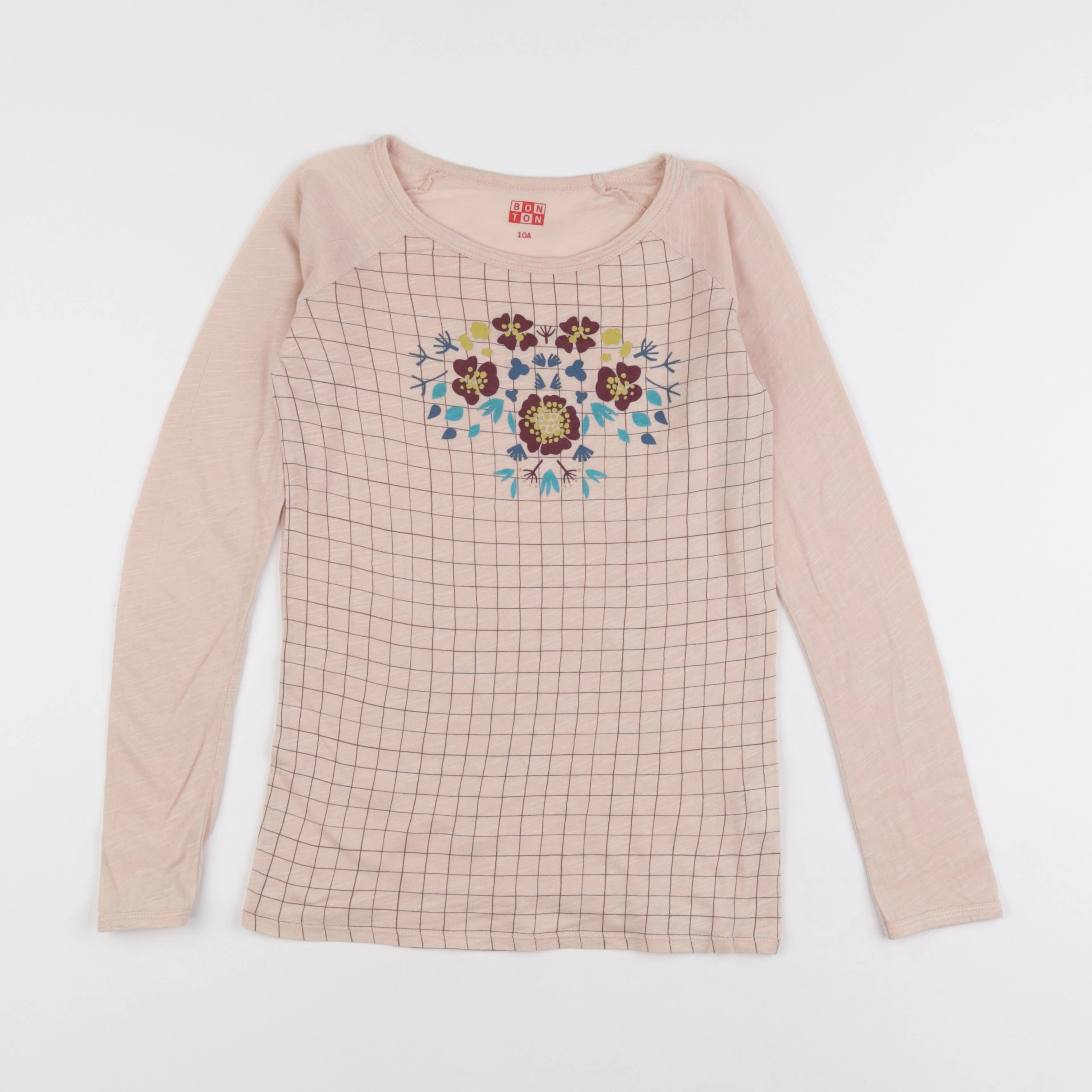 Bonton - tee-shirt rose - 10 ans