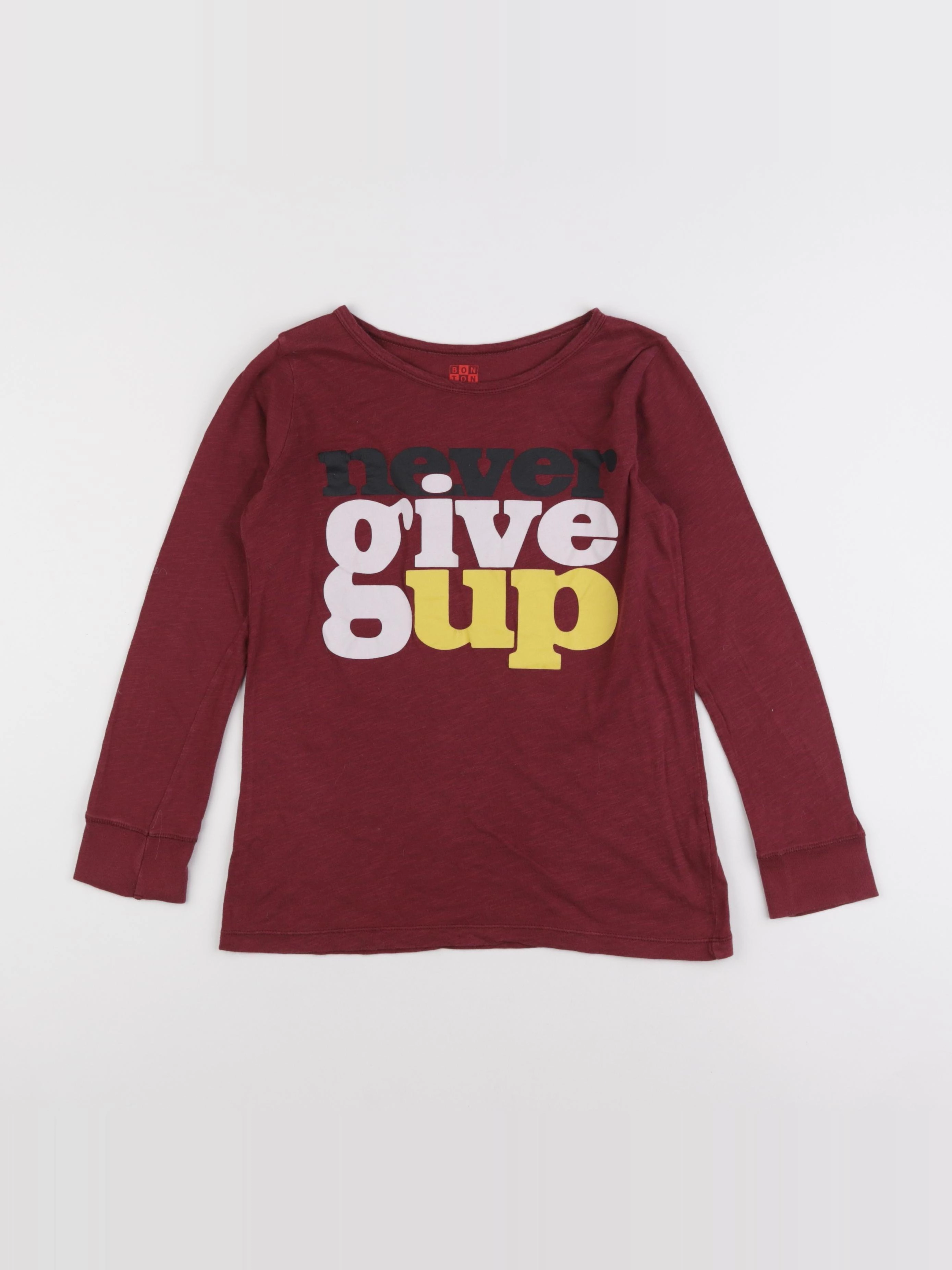 Bonton - tee-shirt rouge - 10 ans
