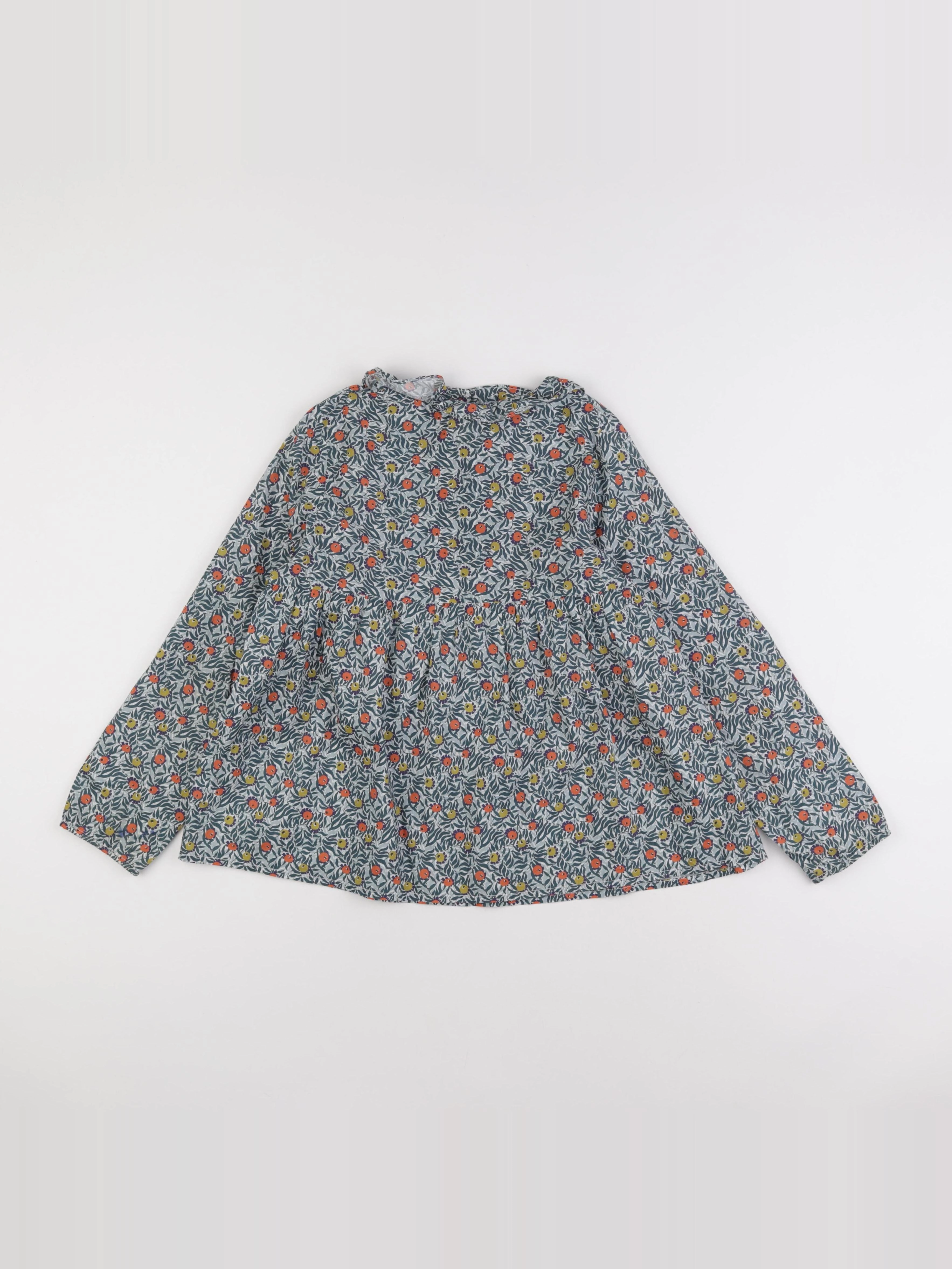 Bonton - blouse vert, orange - 12 ans