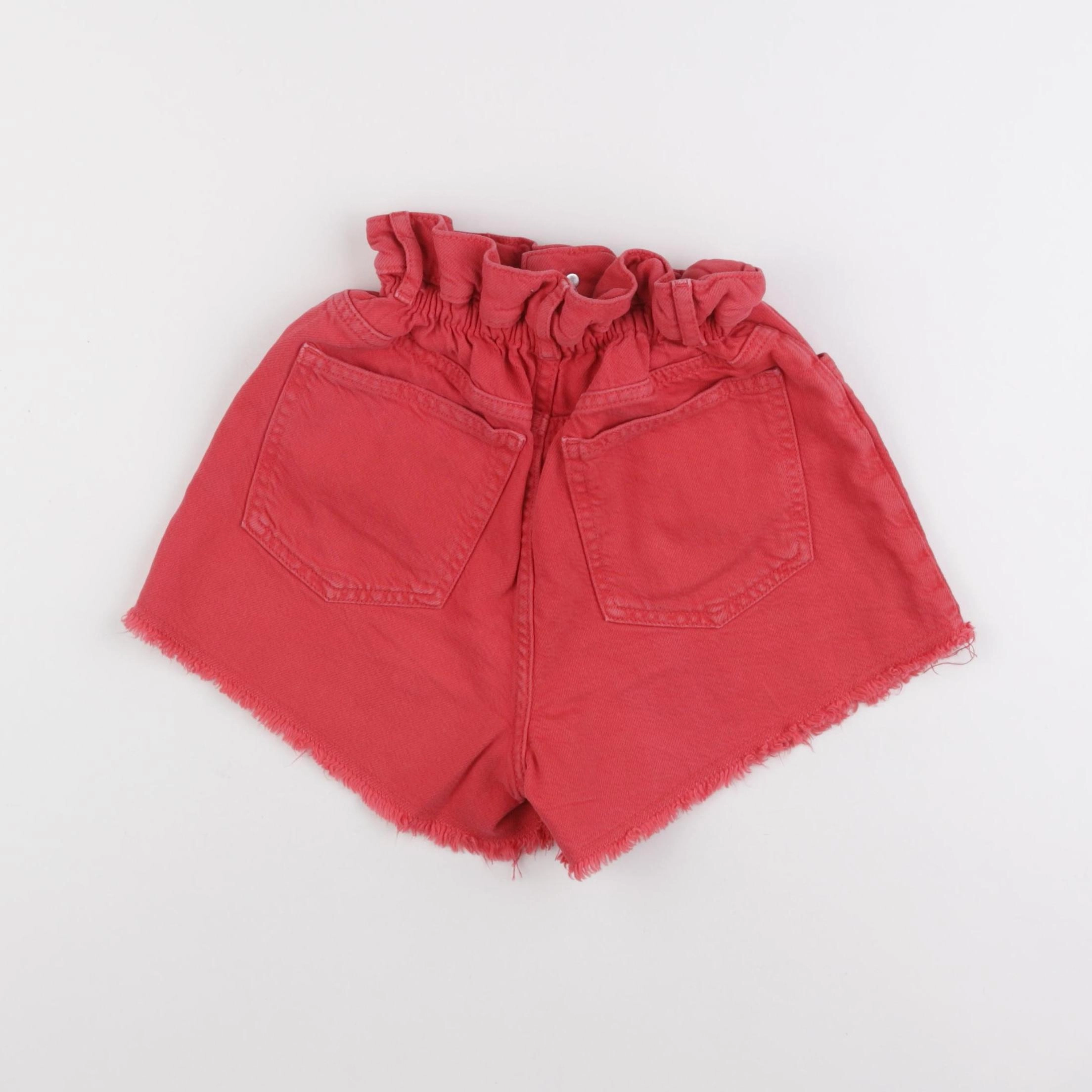 Zara - short rouge - 11/12 ans