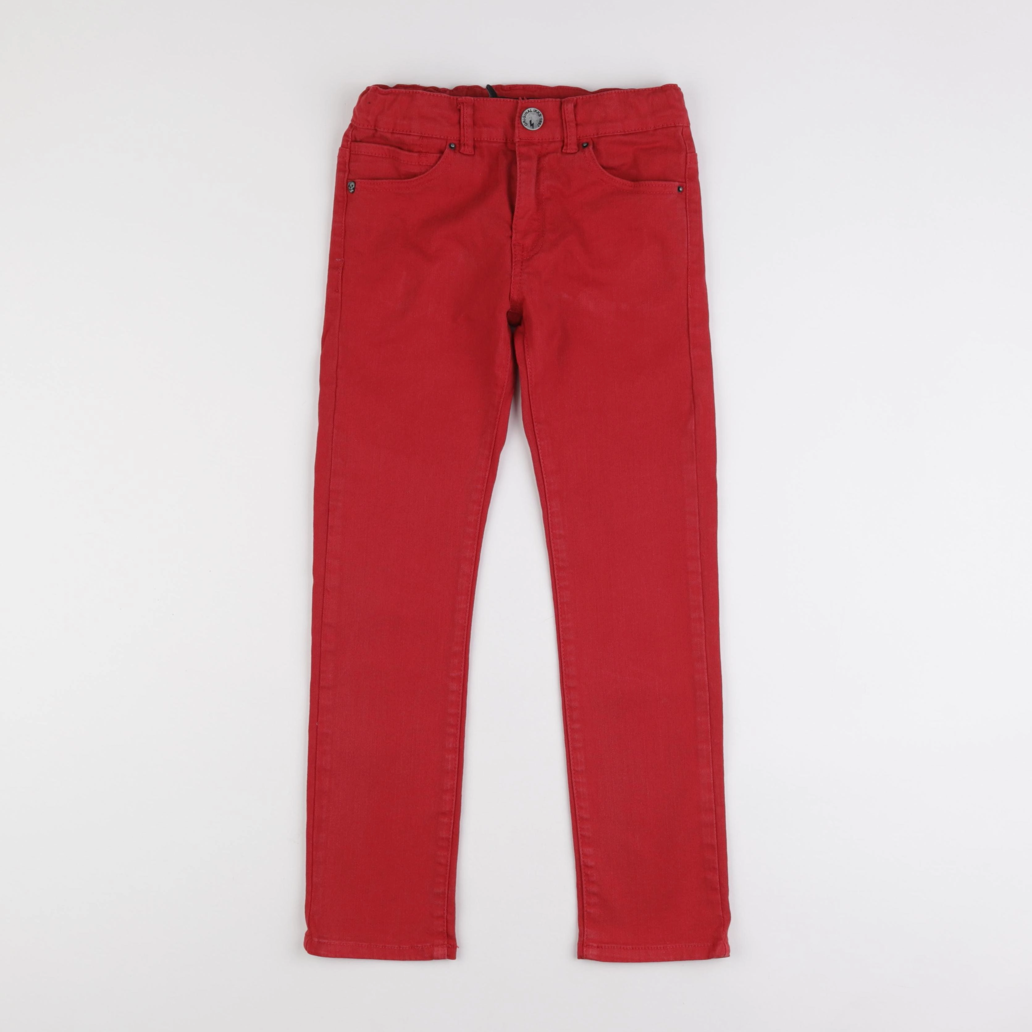 IKKS - jean rouge - 8 ans