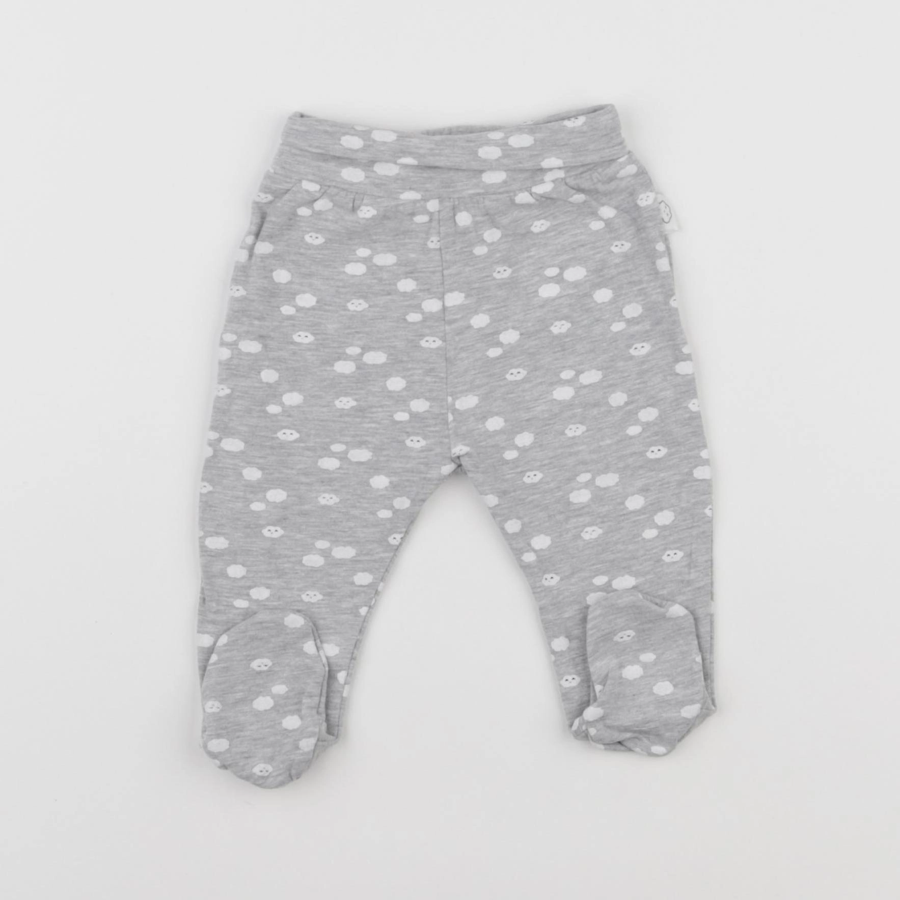 Vertbaudet - legging gris - 3 mois