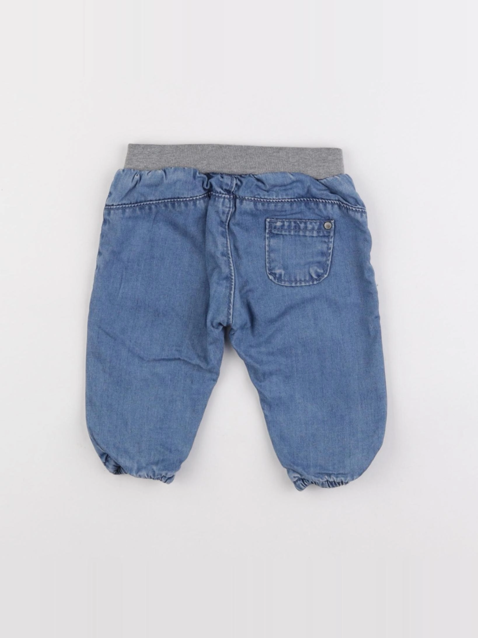 Zara - jean doublé bleu - 1/3 mois