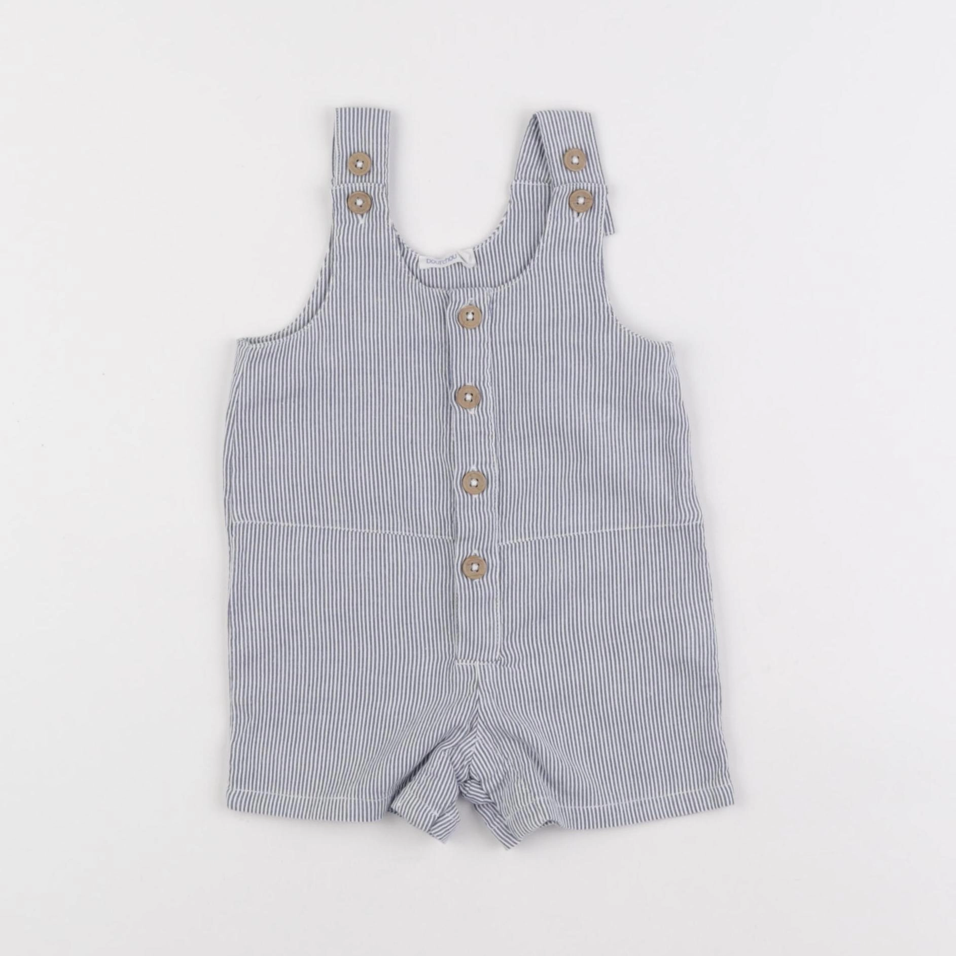 Boutchou - combinaison bleu - 6 mois