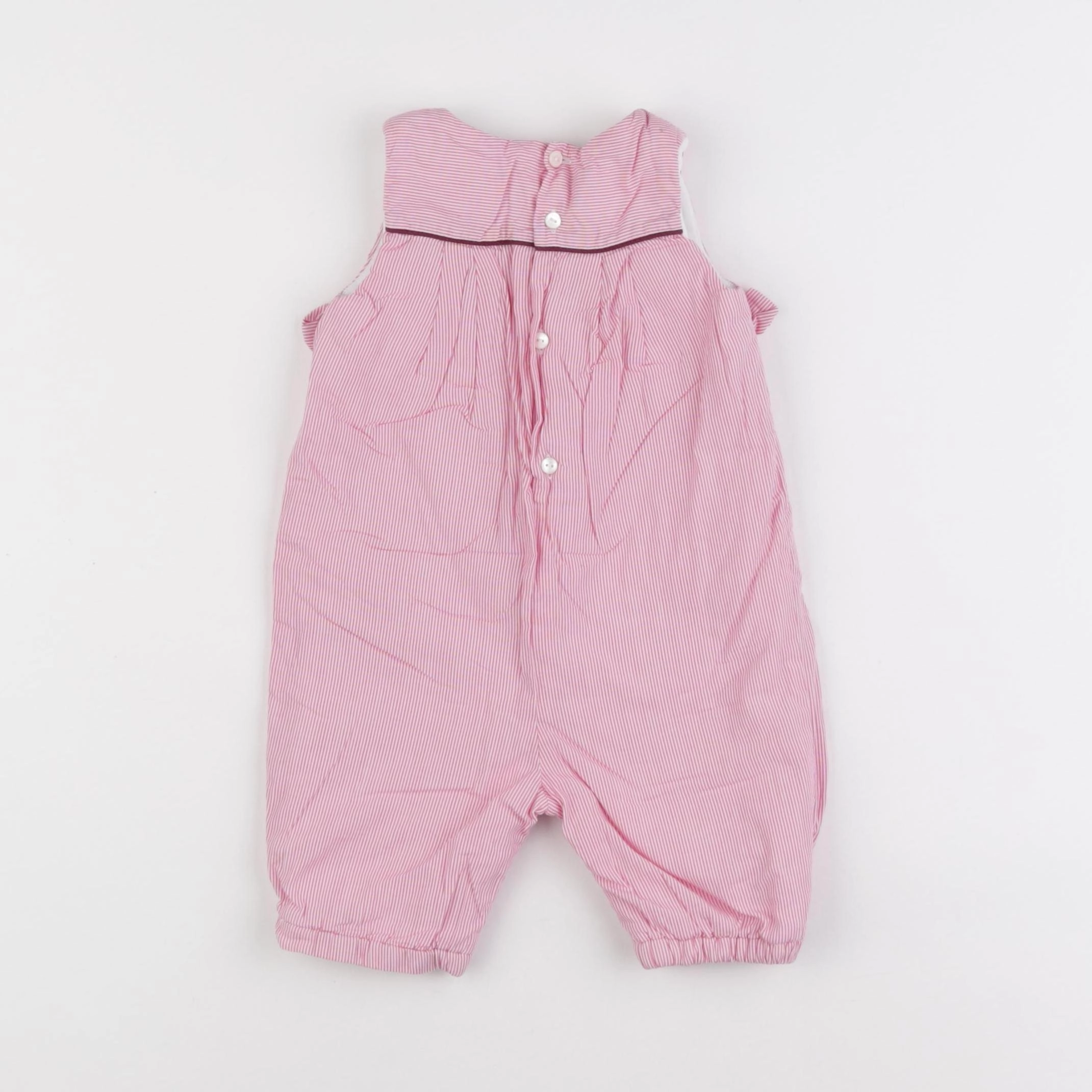 Jacadi - combinaison doublé rose - 3 mois