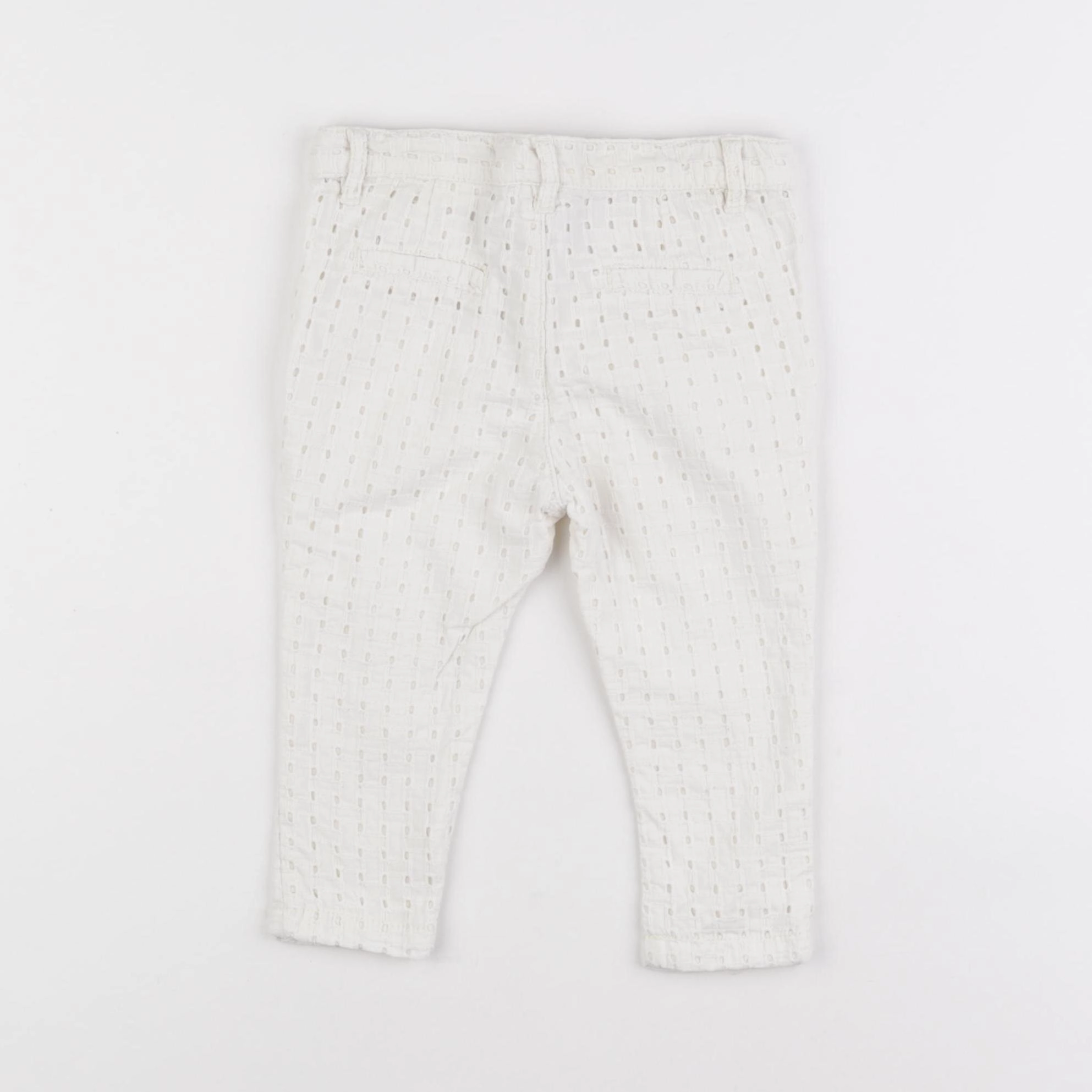 Zara - pantalon doublé beige - 6/9 mois