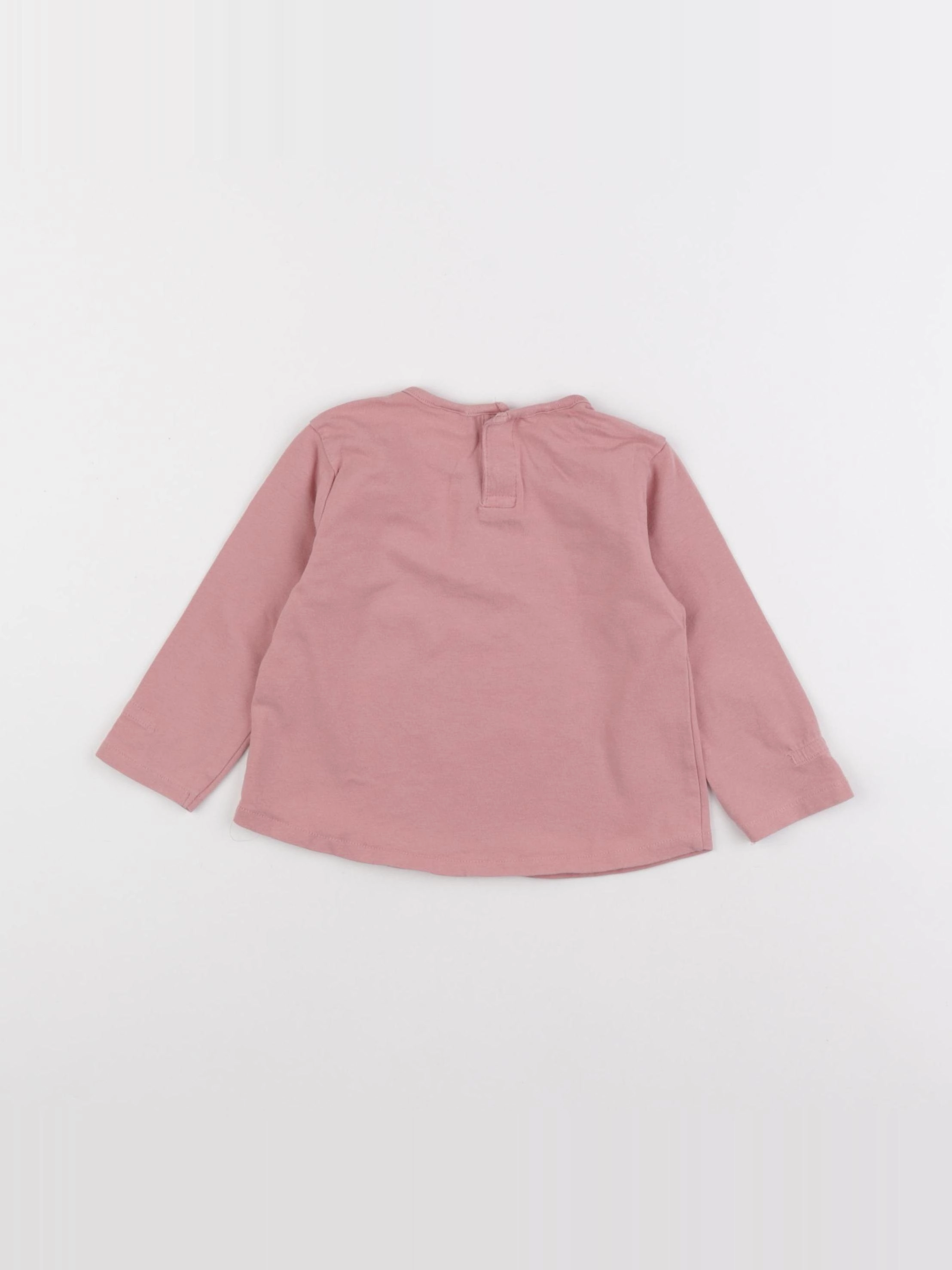 Zara - tee-shirt rose - 9/12 mois