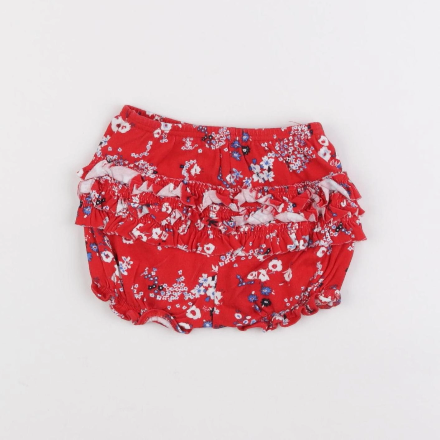 Petit Bateau - bloomer rouge - 6 mois