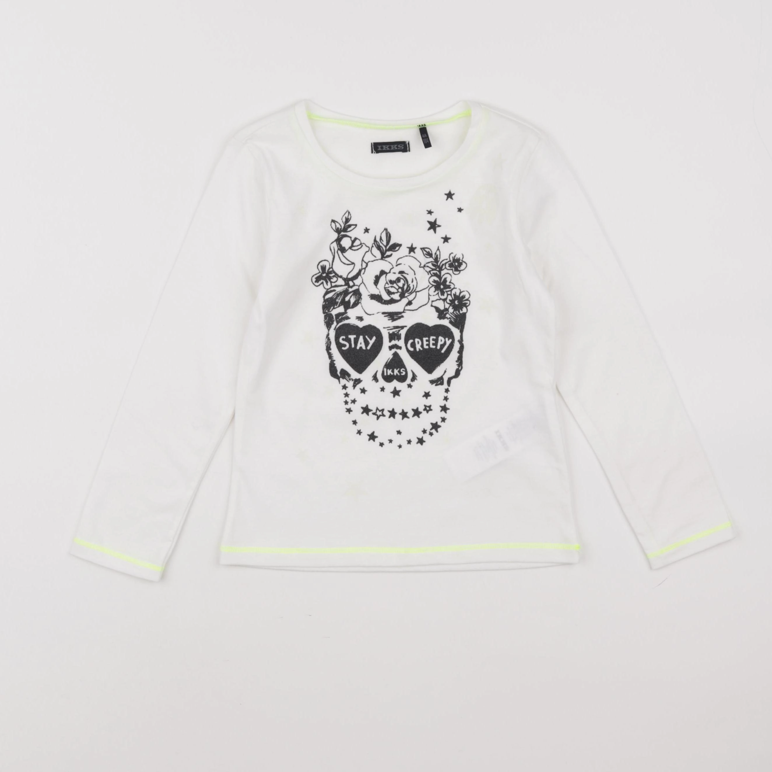 IKKS - tee-shirt blanc - 4 ans