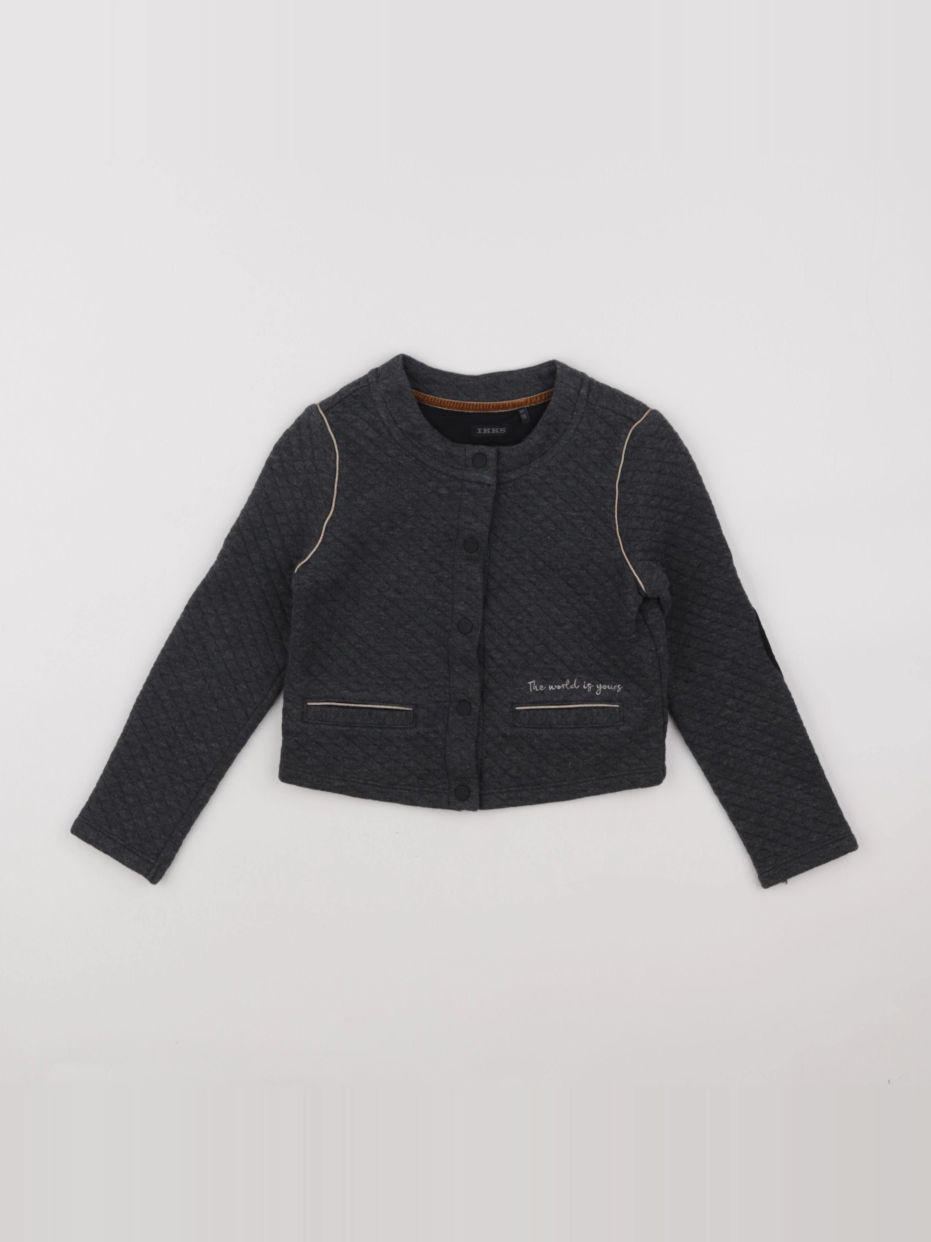 IKKS - veste gris - 6 ans
