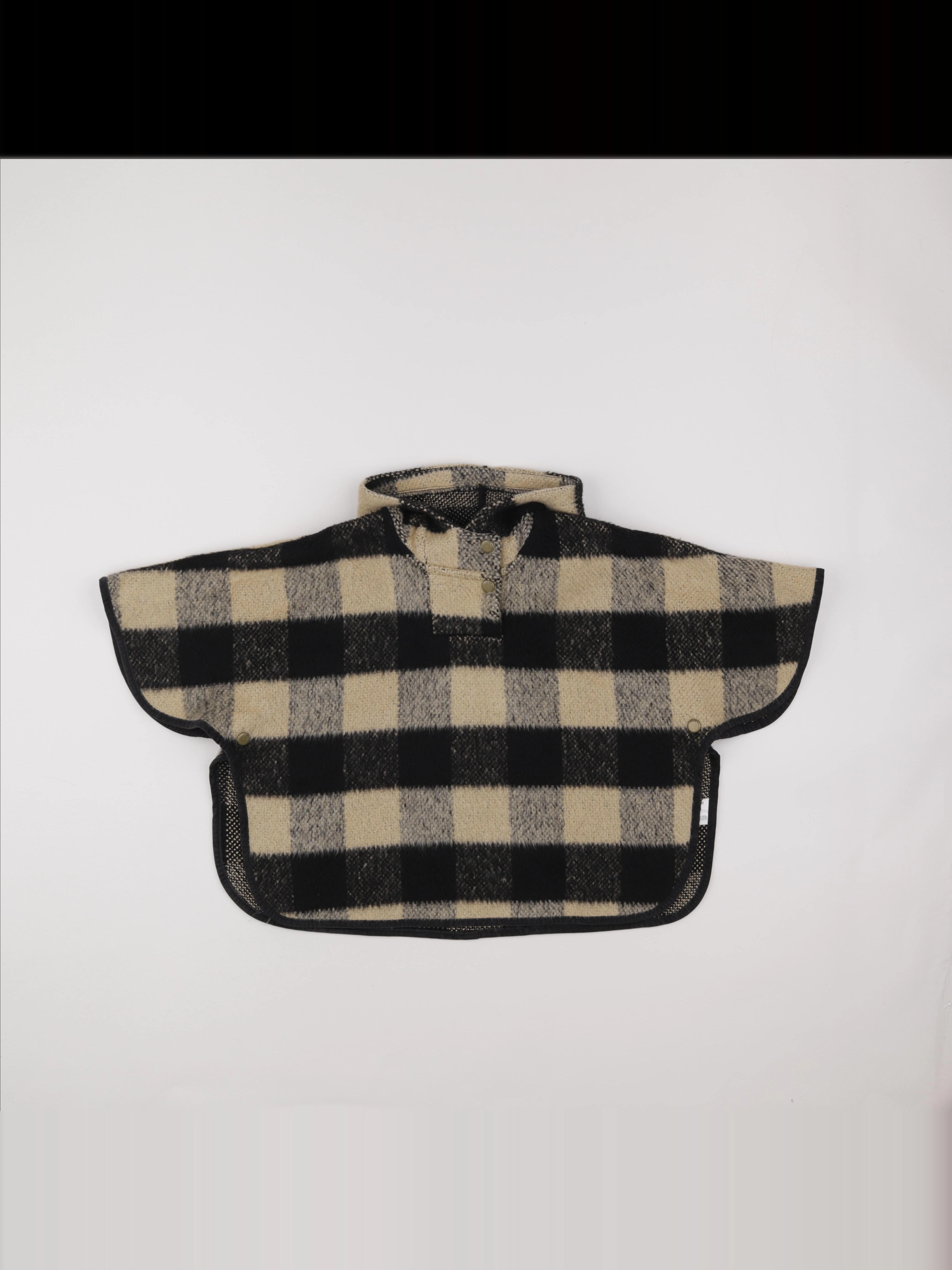 IKKS - cape beige, noir - 6 ans