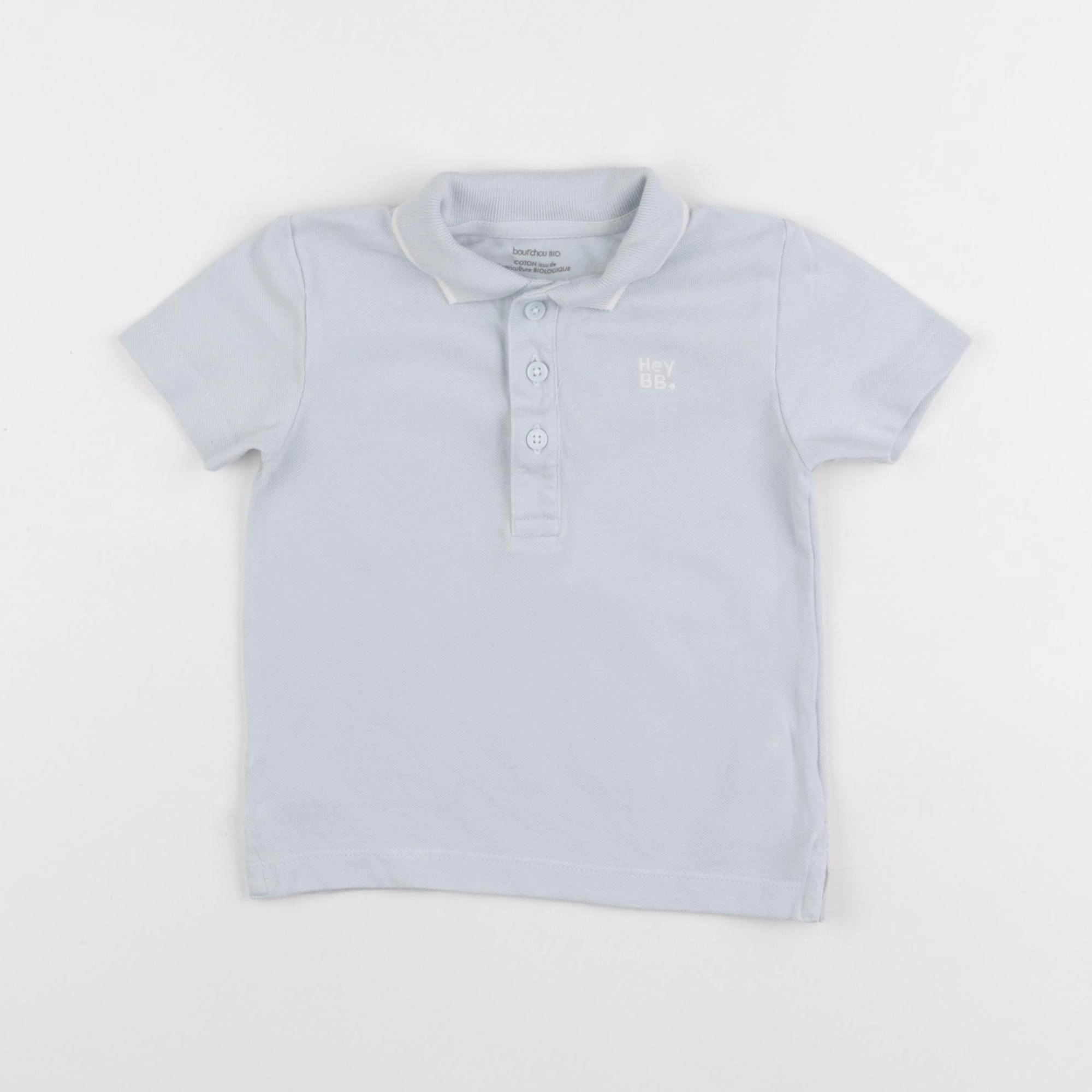 Boutchou - polo bleu - 24 mois