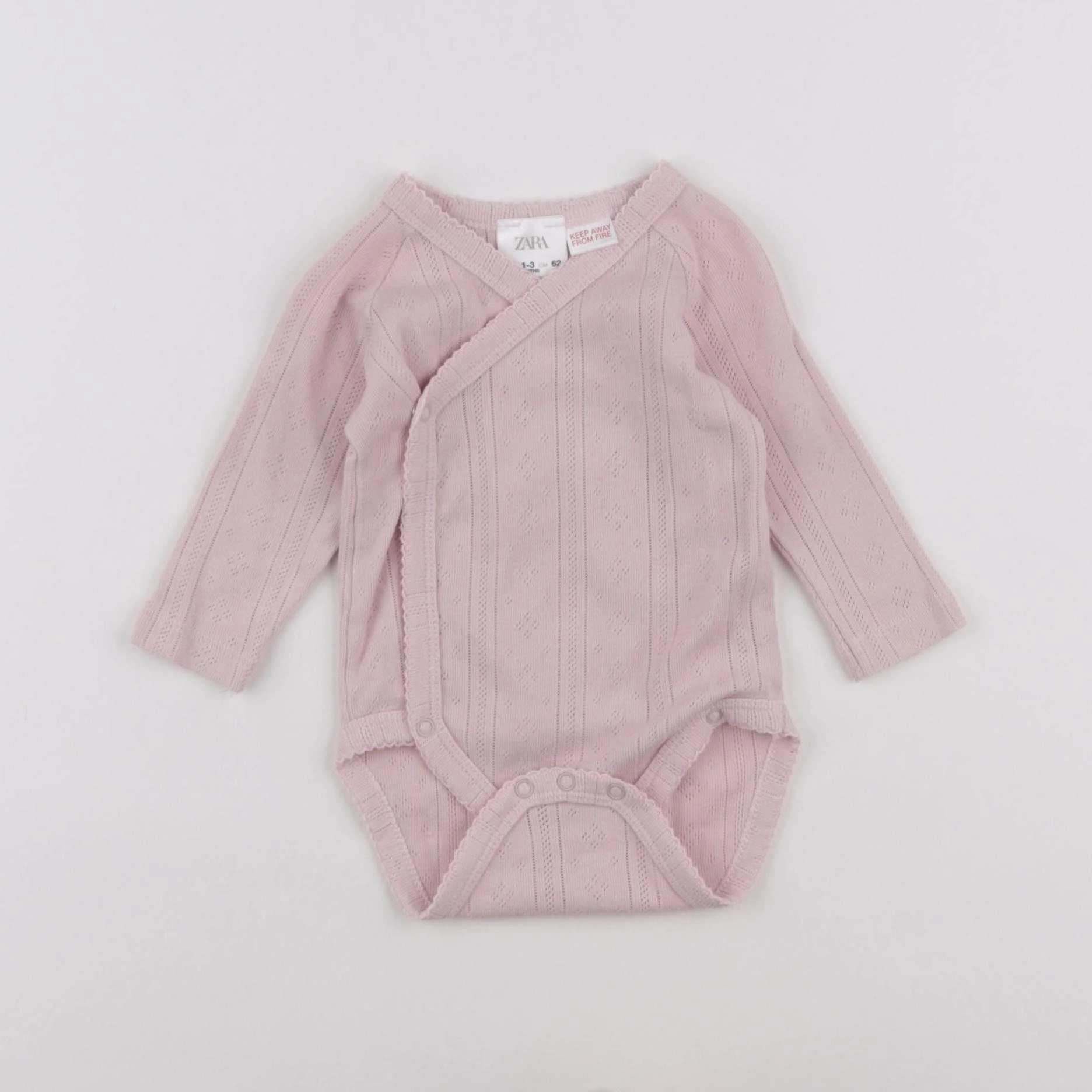 Zara - body rose - 1/3 mois