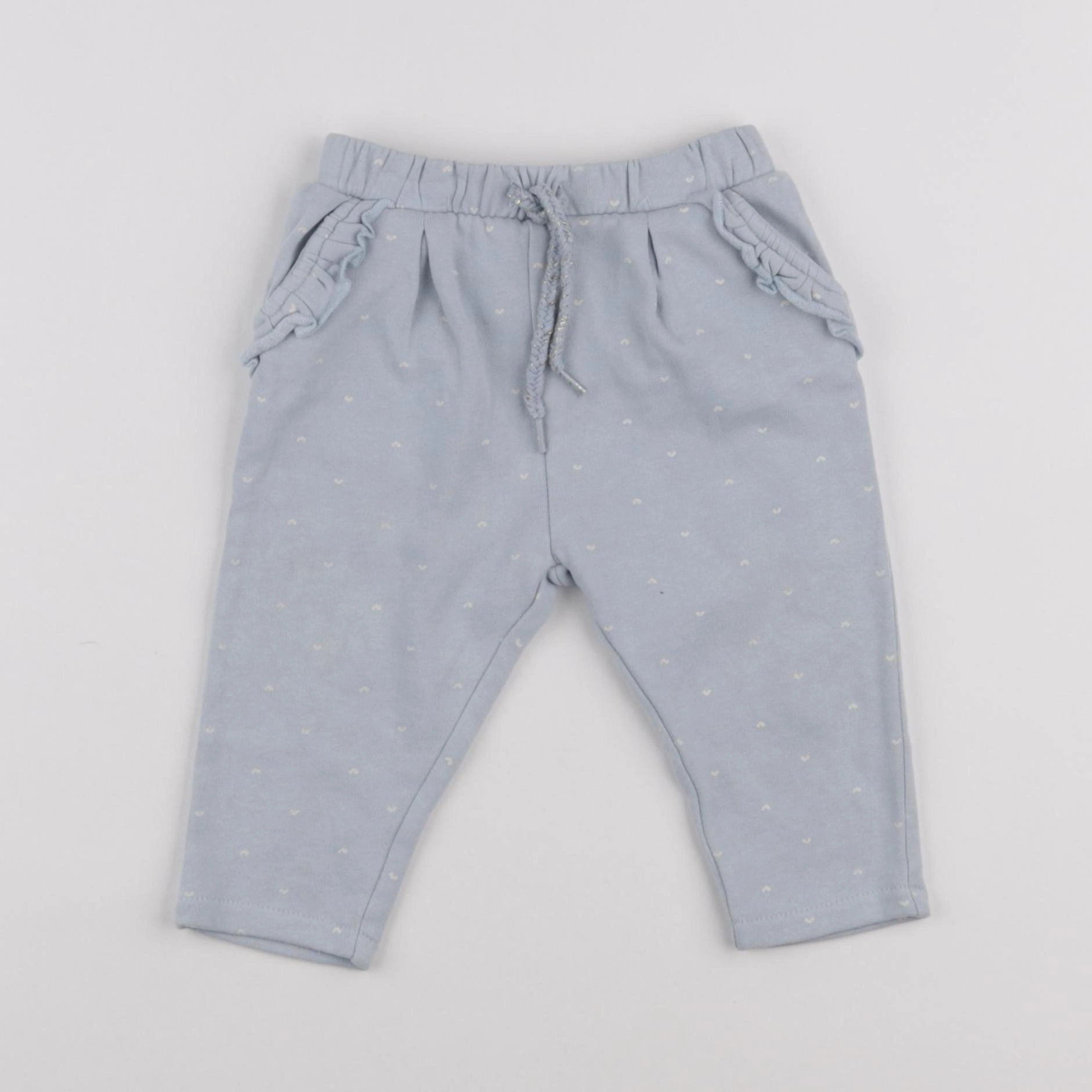Vertbaudet - pantalon bleu - 12 mois