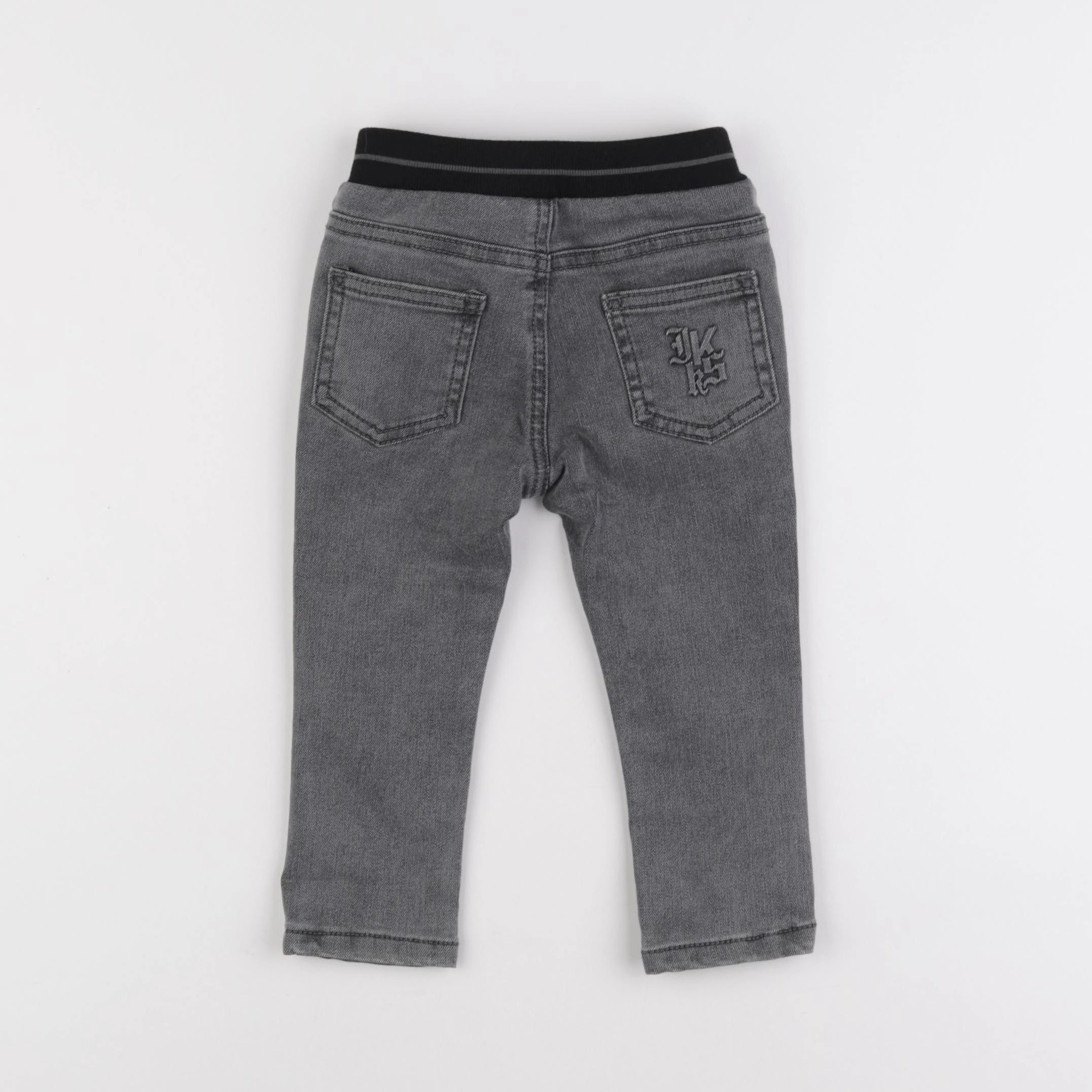 IKKS - jean gris - 18 mois
