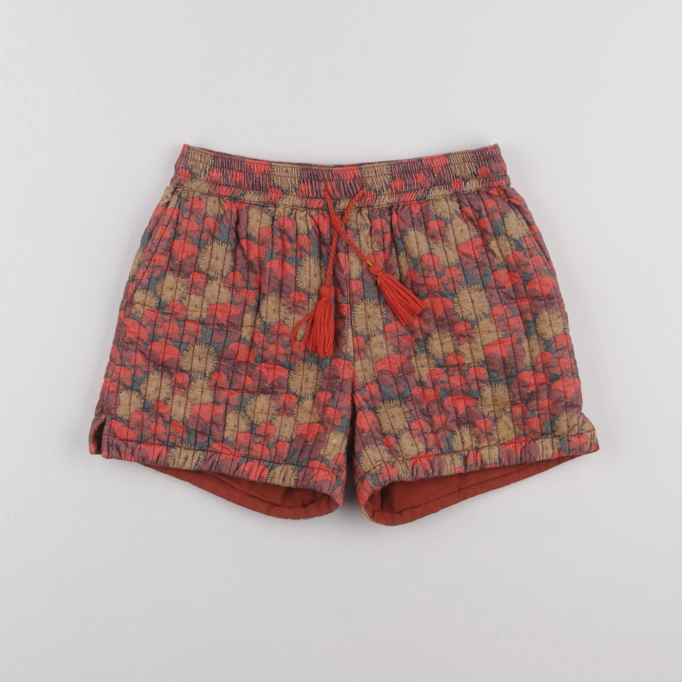 Holi & Love - short rouge - 8/9 ans