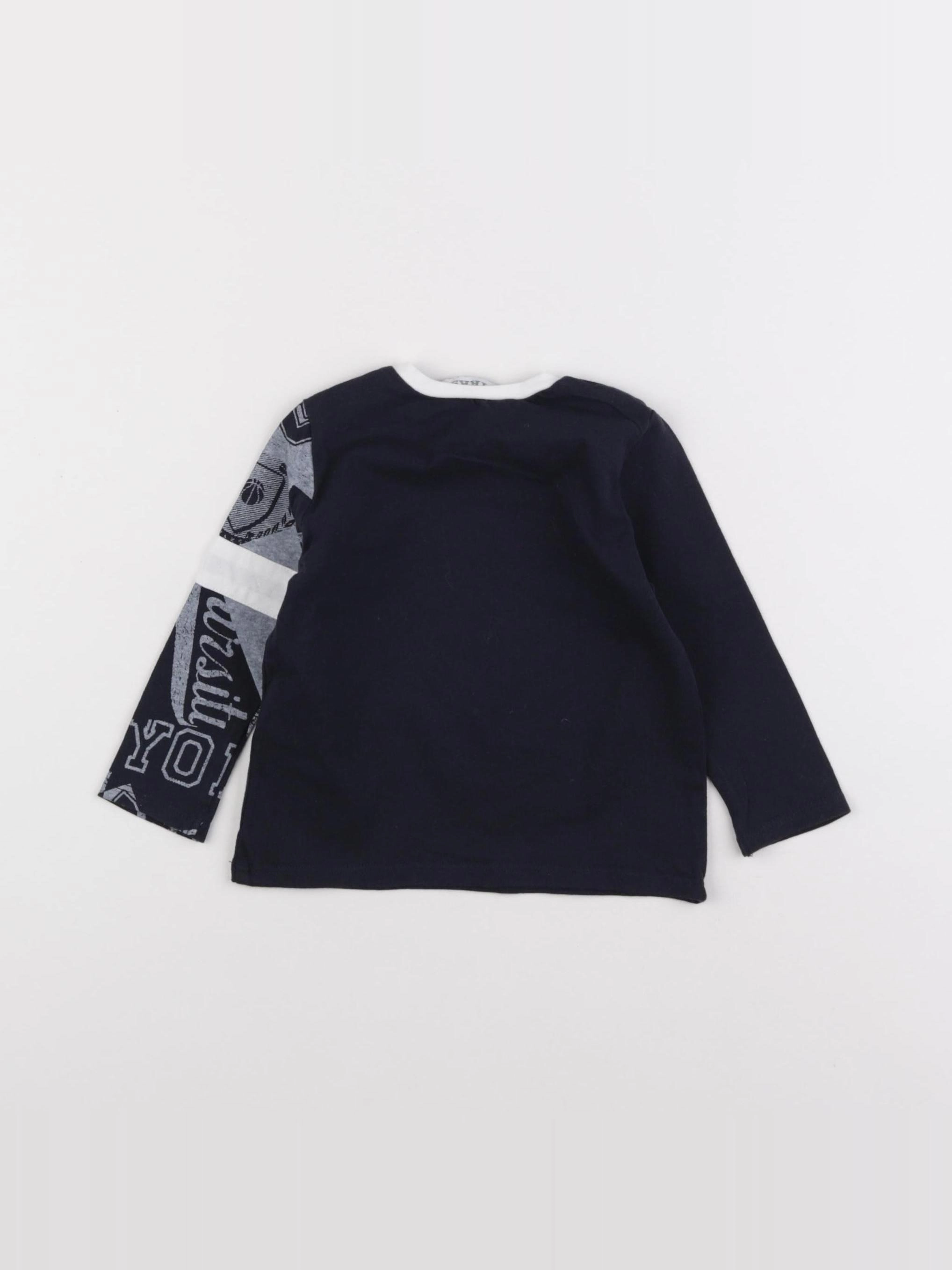 IKKS - tee-shirt bleu - 12 mois