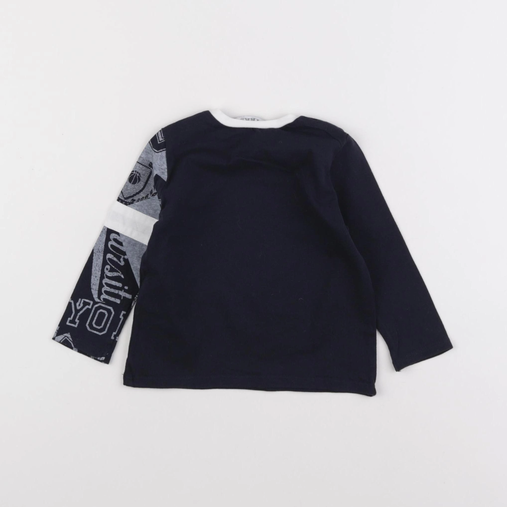 IKKS - tee-shirt bleu - 12 mois