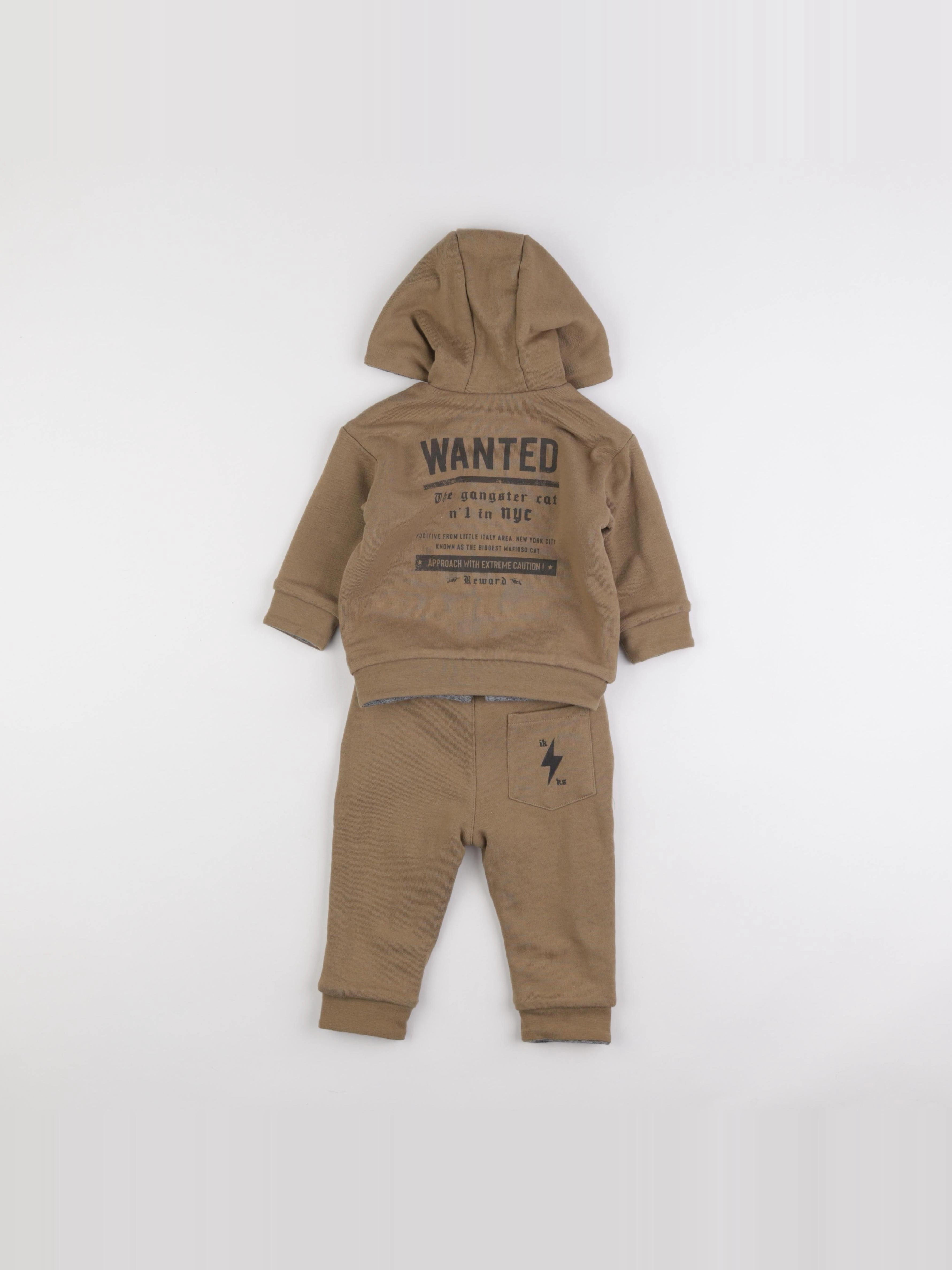 IKKS - ensemble marron - 12 mois