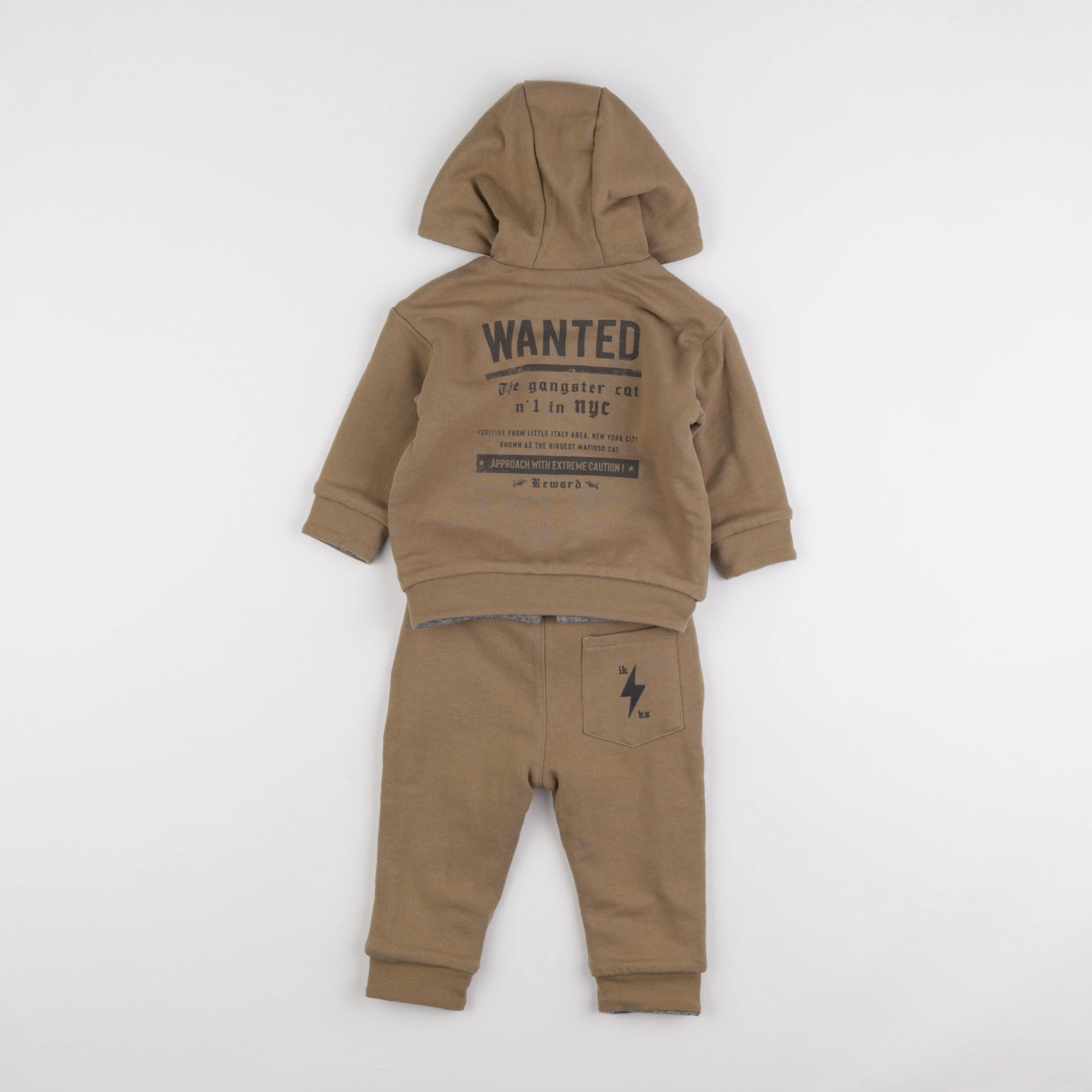 IKKS - ensemble marron - 12 mois