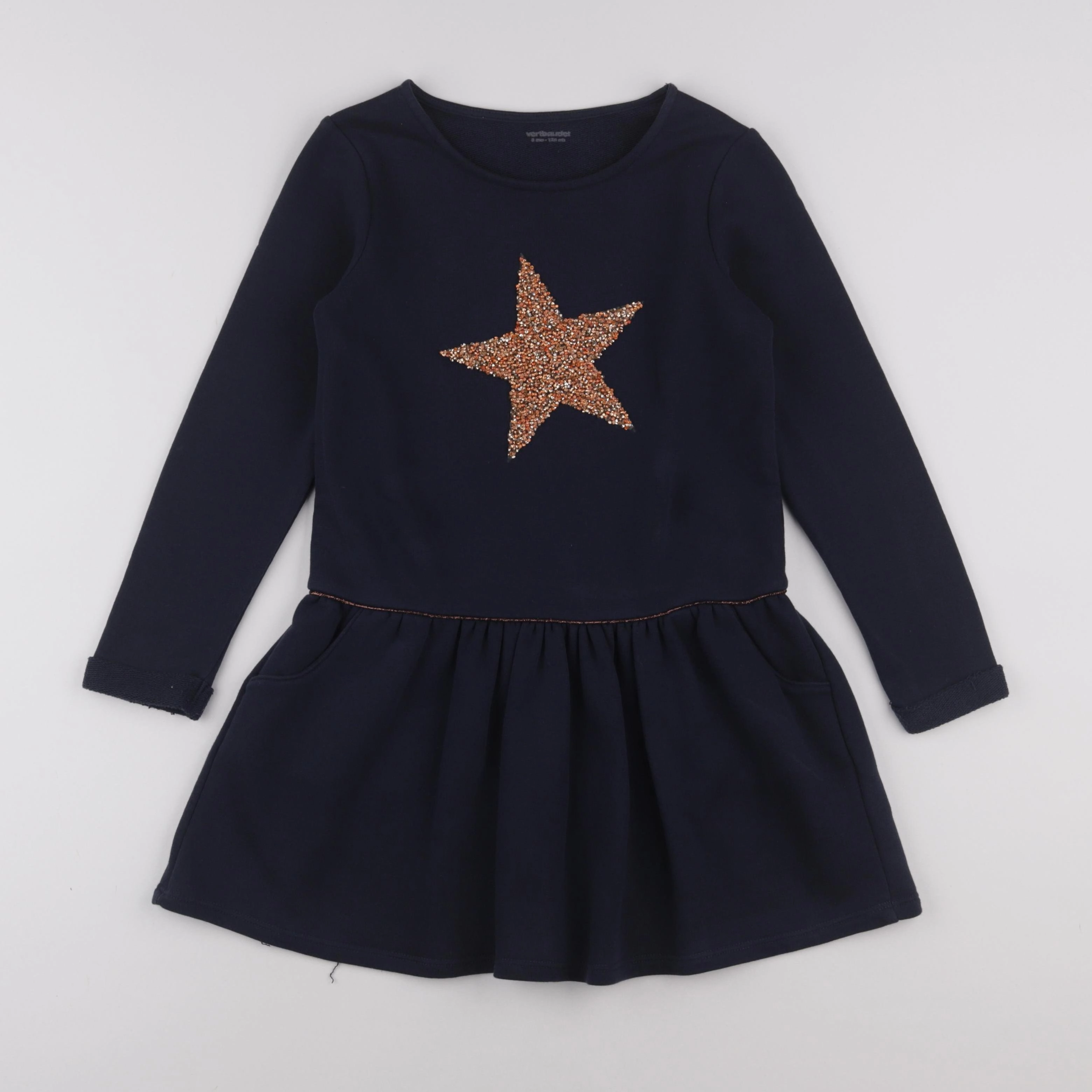 Vertbaudet - robe bleu - 8 ans