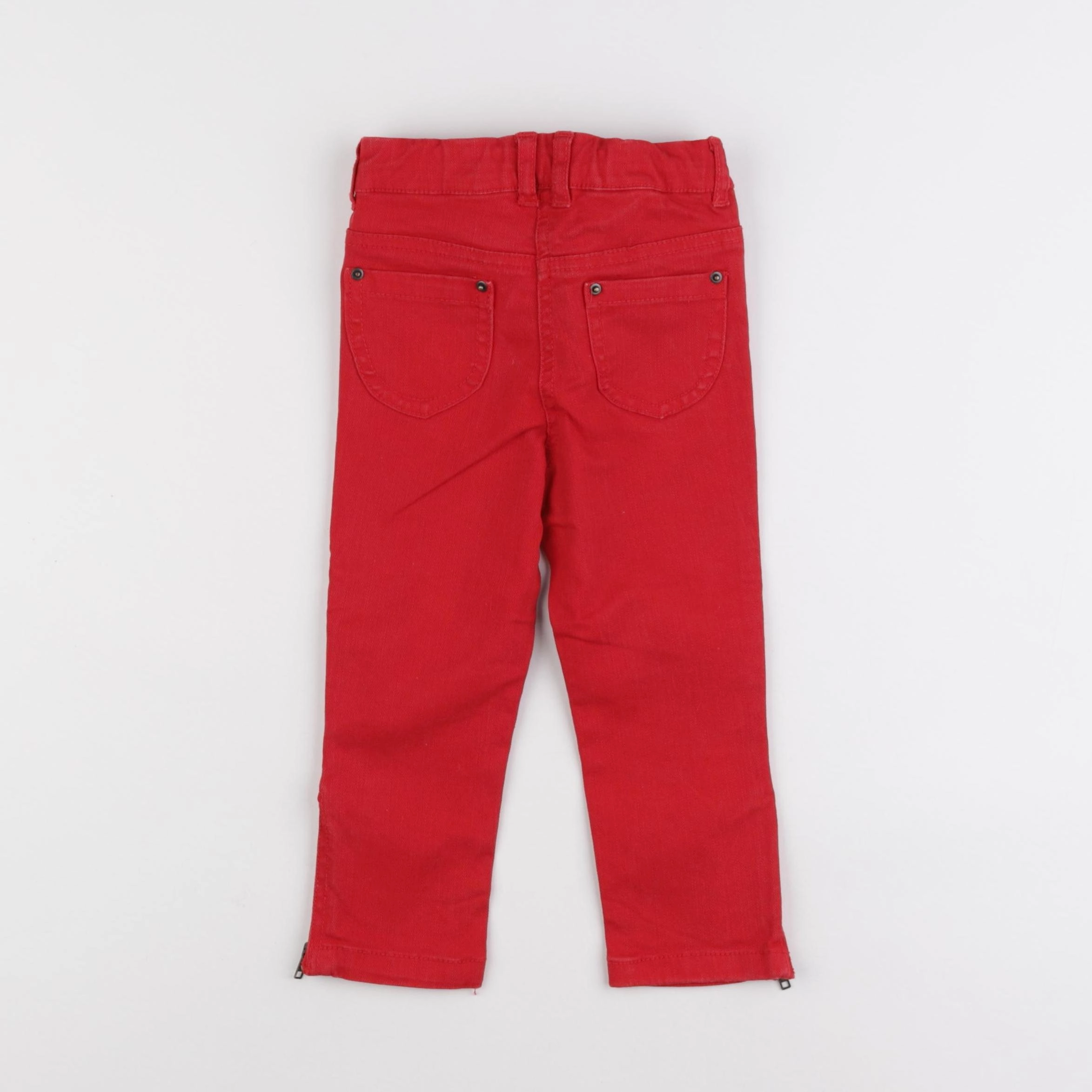 Tape à l'oeil - jean rouge - 4 ans