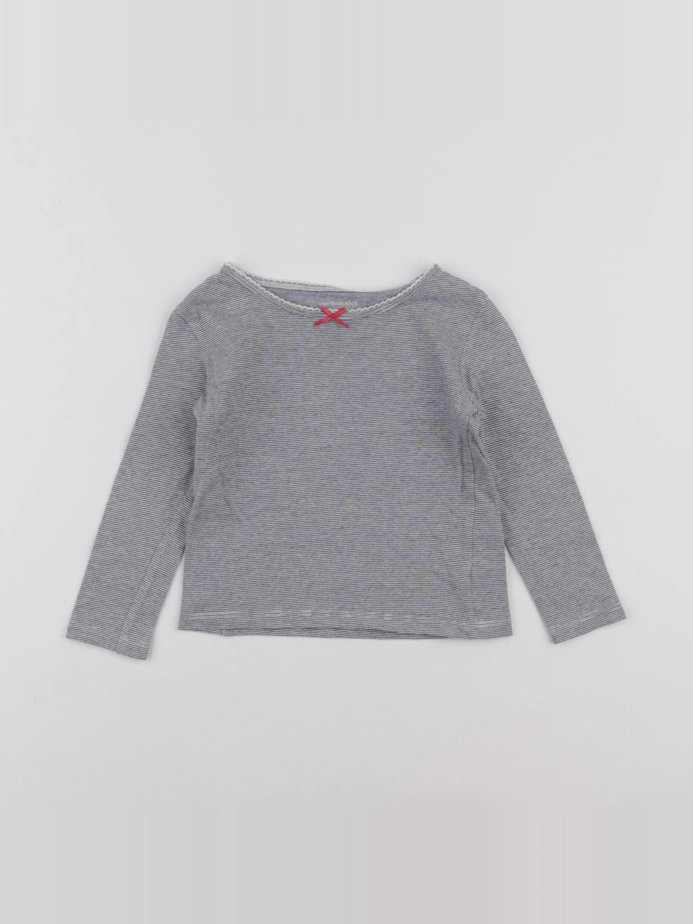 Vertbaudet - maillot de corps gris - 9 ans