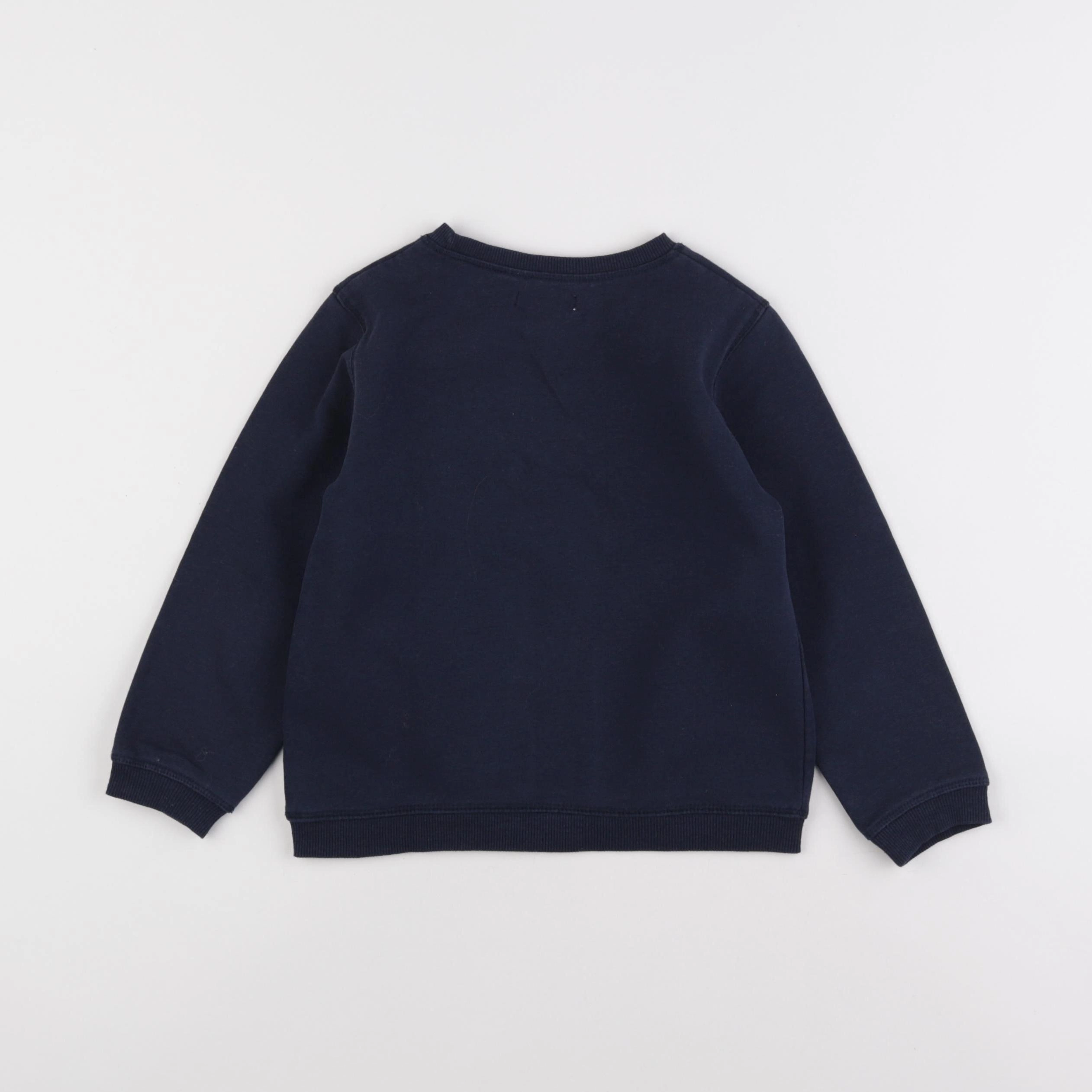 Vertbaudet - sweat bleu - 6 ans