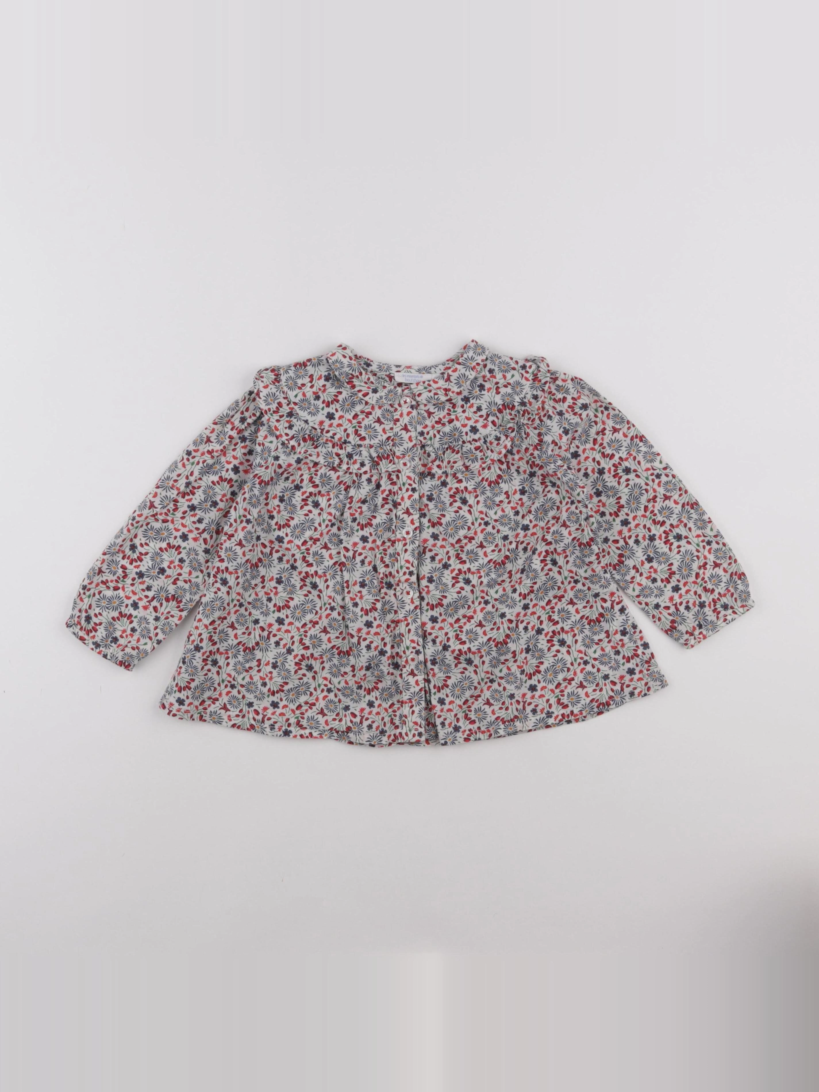 Boutchou - chemise multicolore - 2 ans