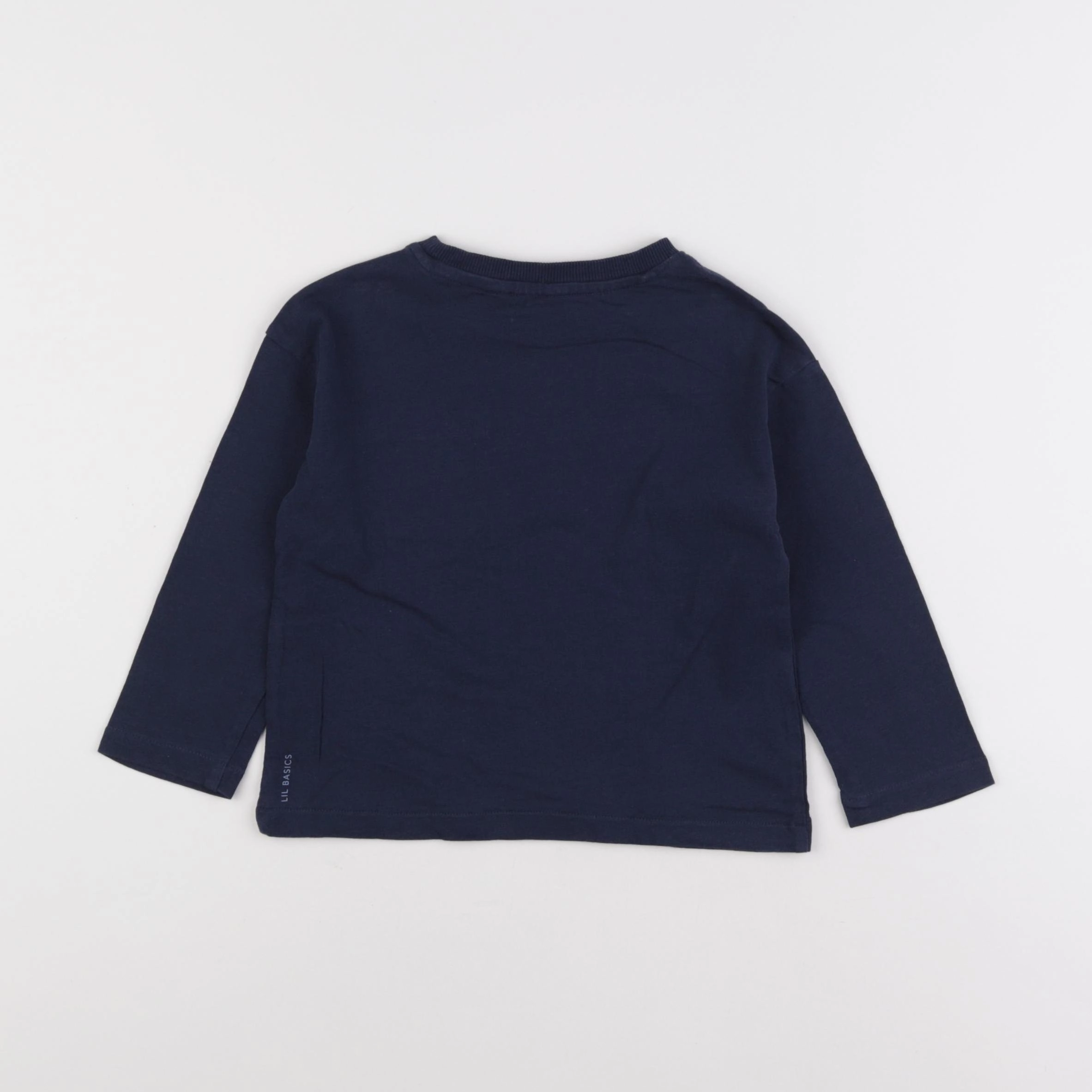 Mango - tee-shirt bleu - 18/24 mois
