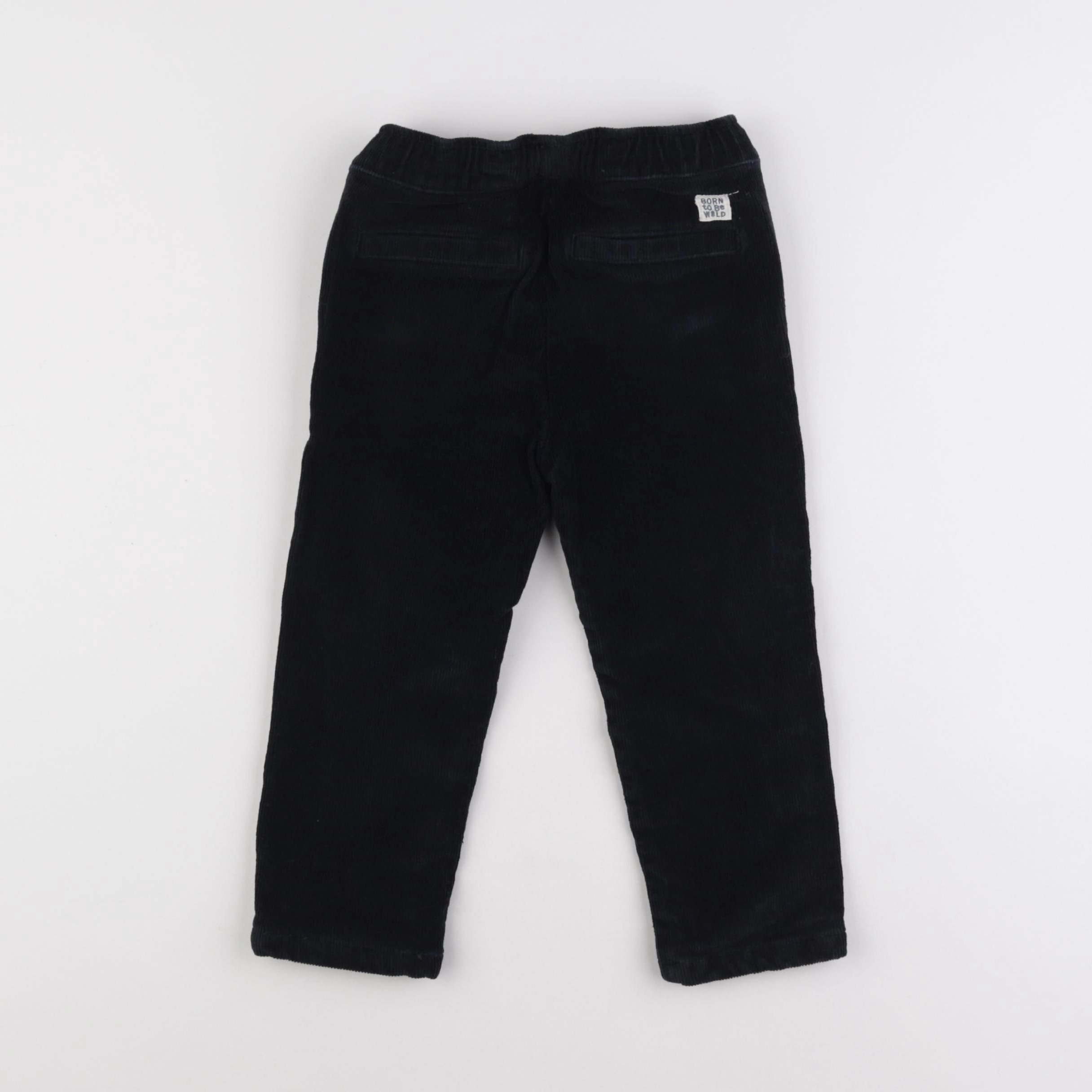 Mango - pantalon doublé bleu - 18/24 mois