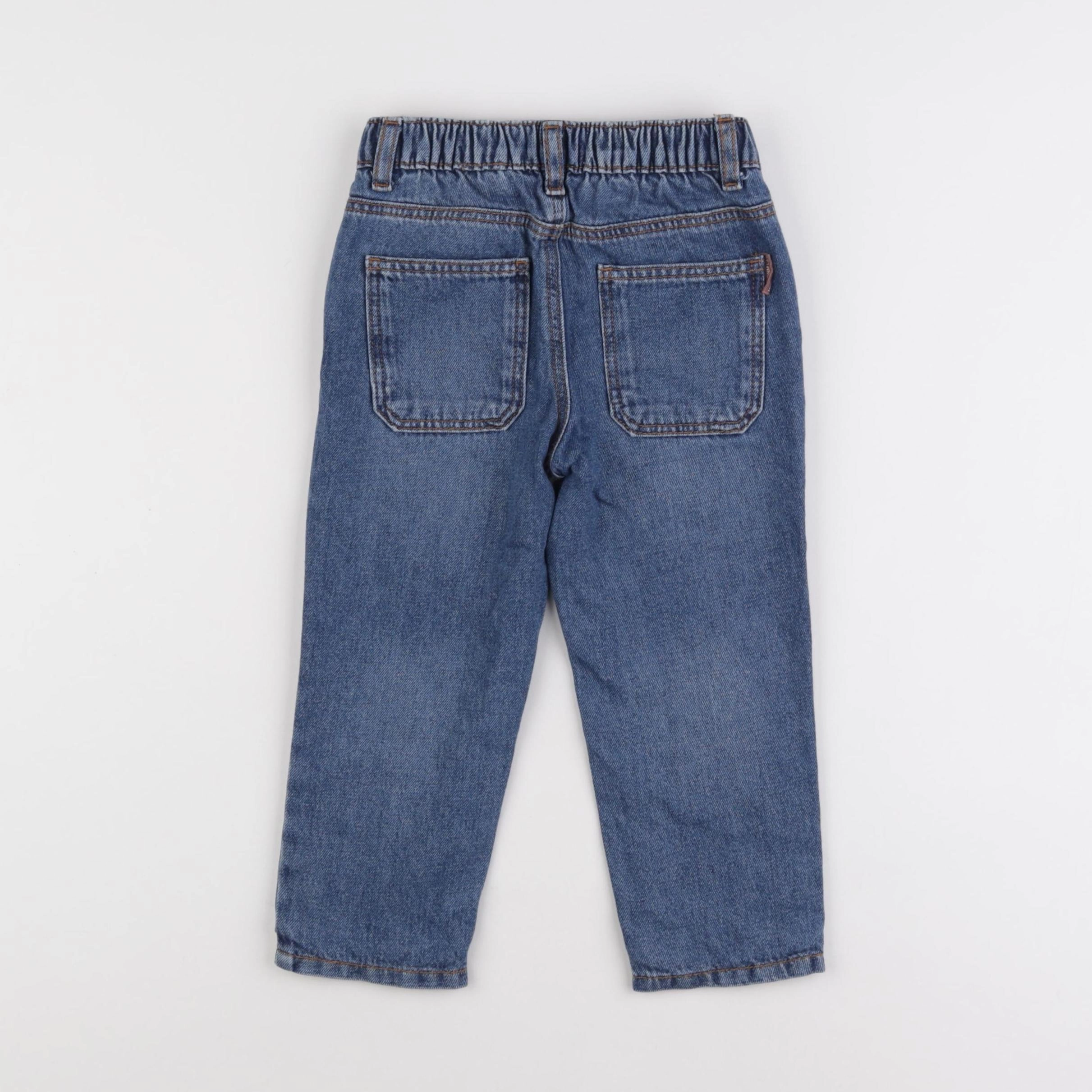 Mango - jean doublé bleu - 18/24 mois