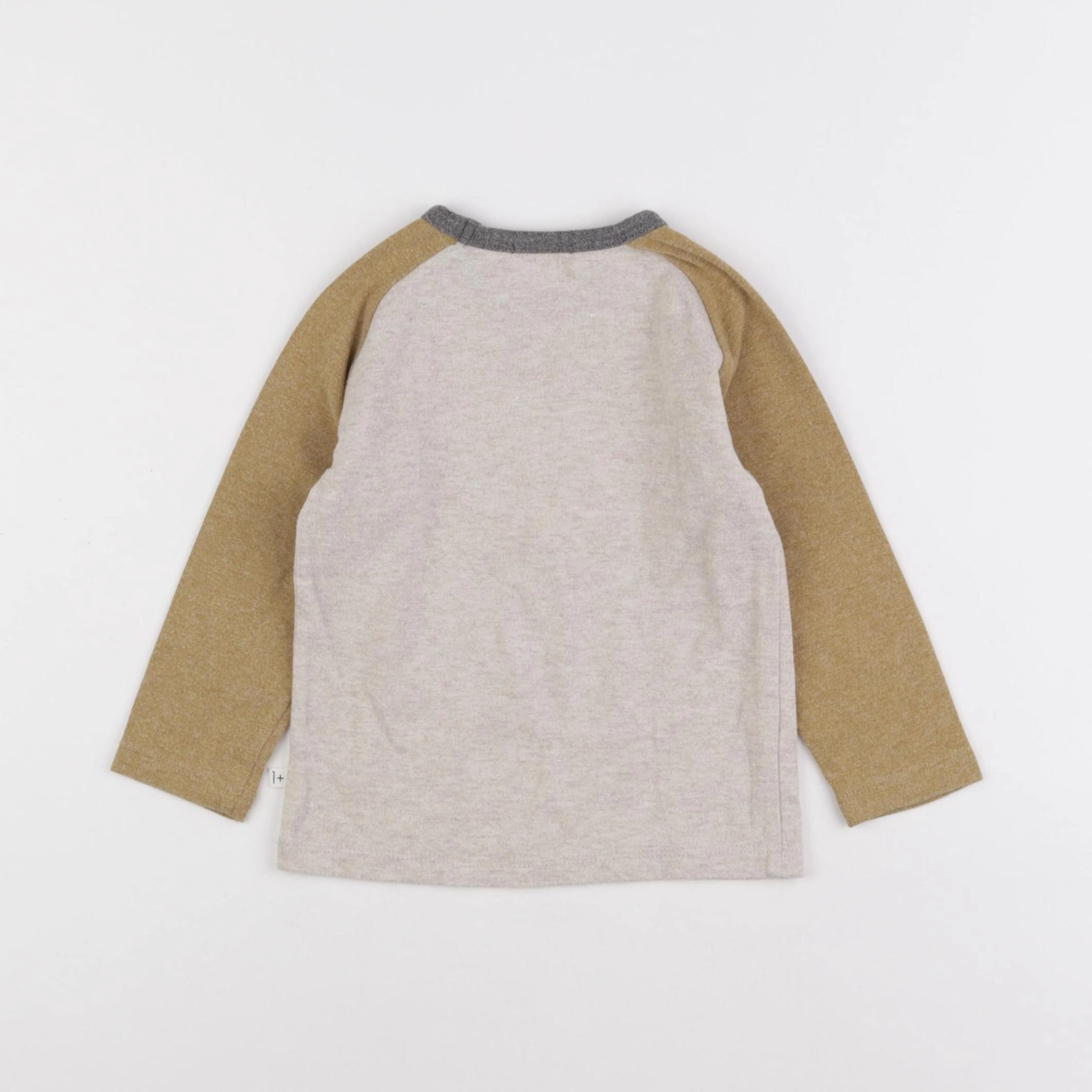 1+ In the family - tee-shirt beige - 24 mois