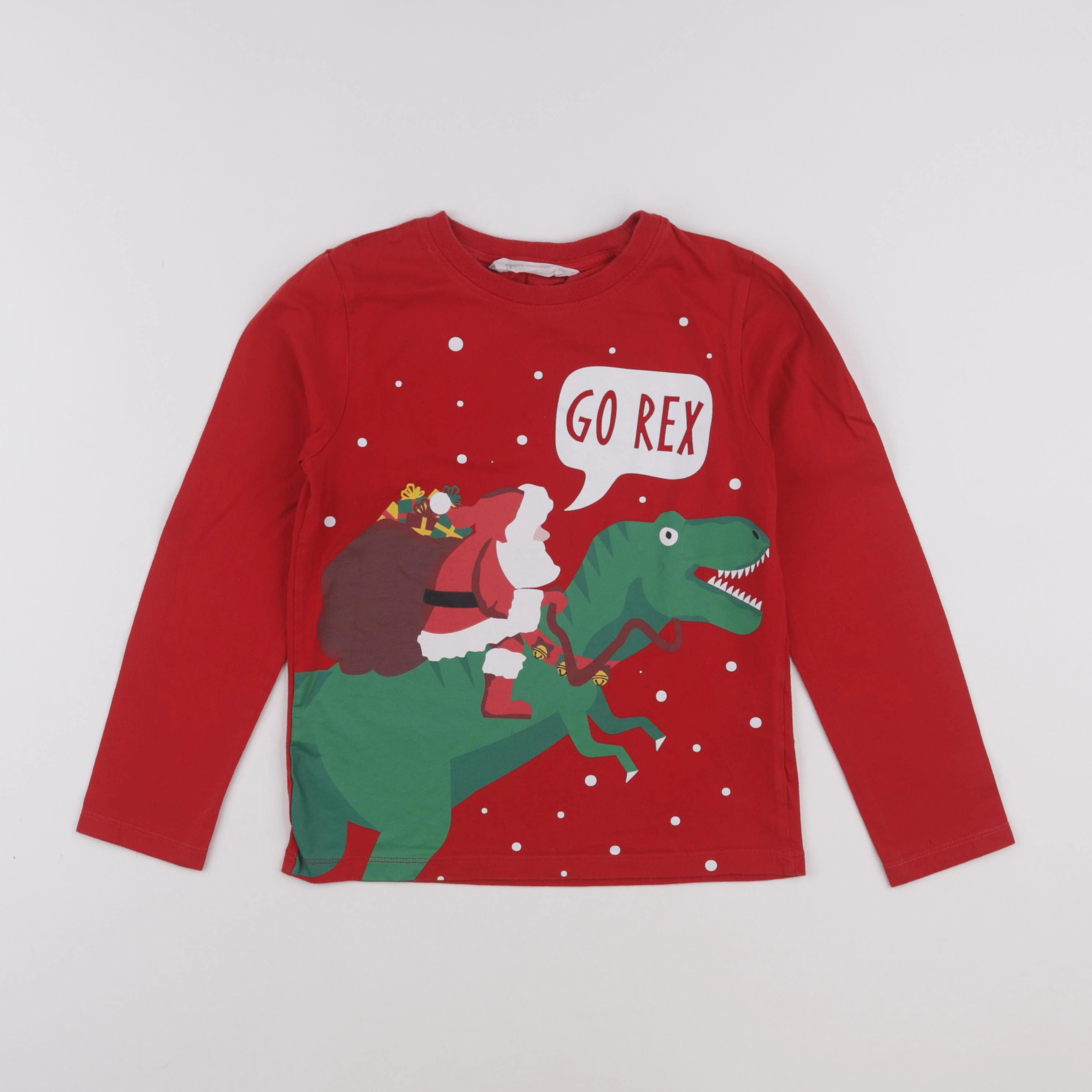 H&M - tee-shirt rouge - 6/8 ans