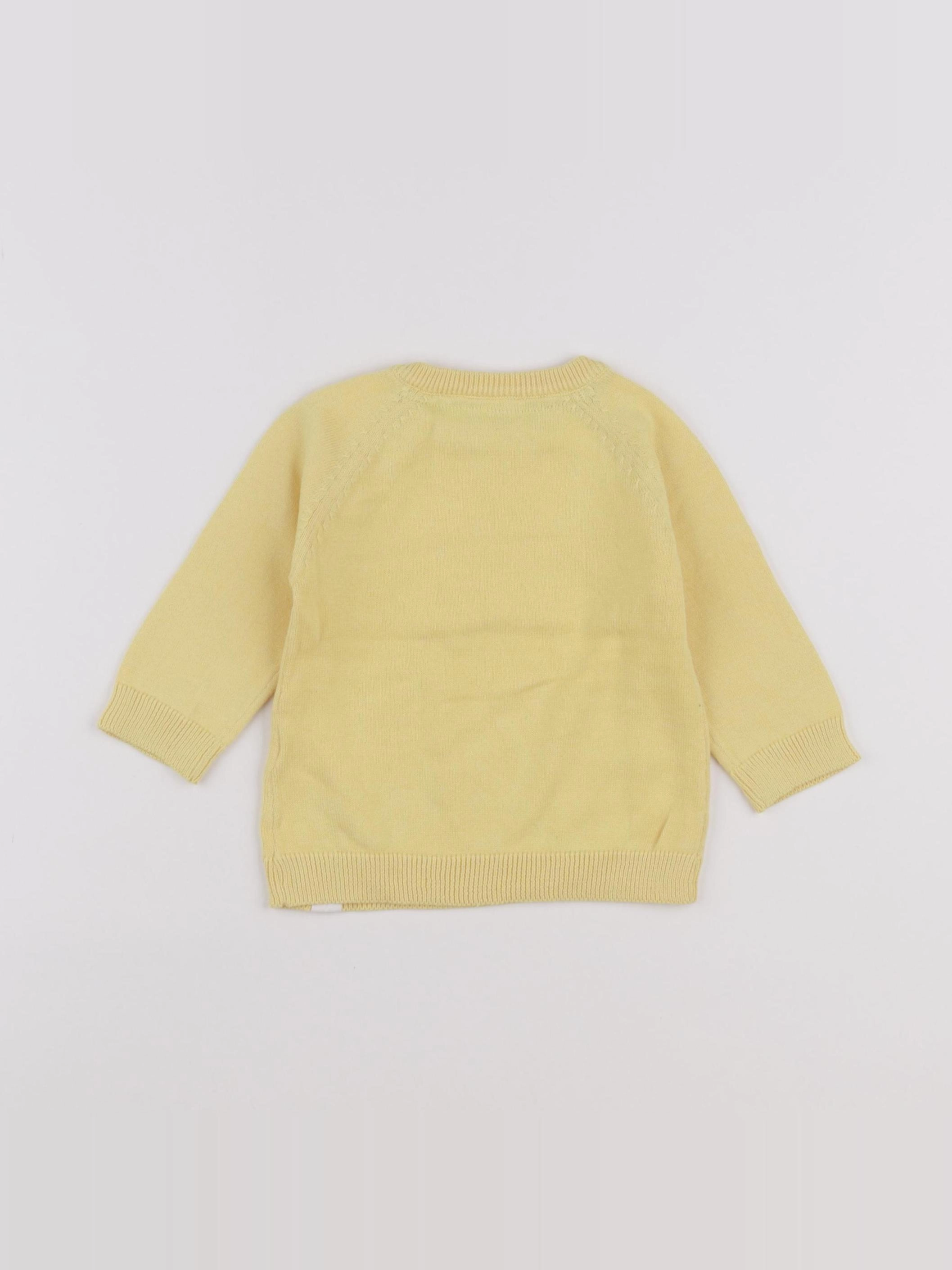 Tape à l'oeil - pull jaune - 6 mois