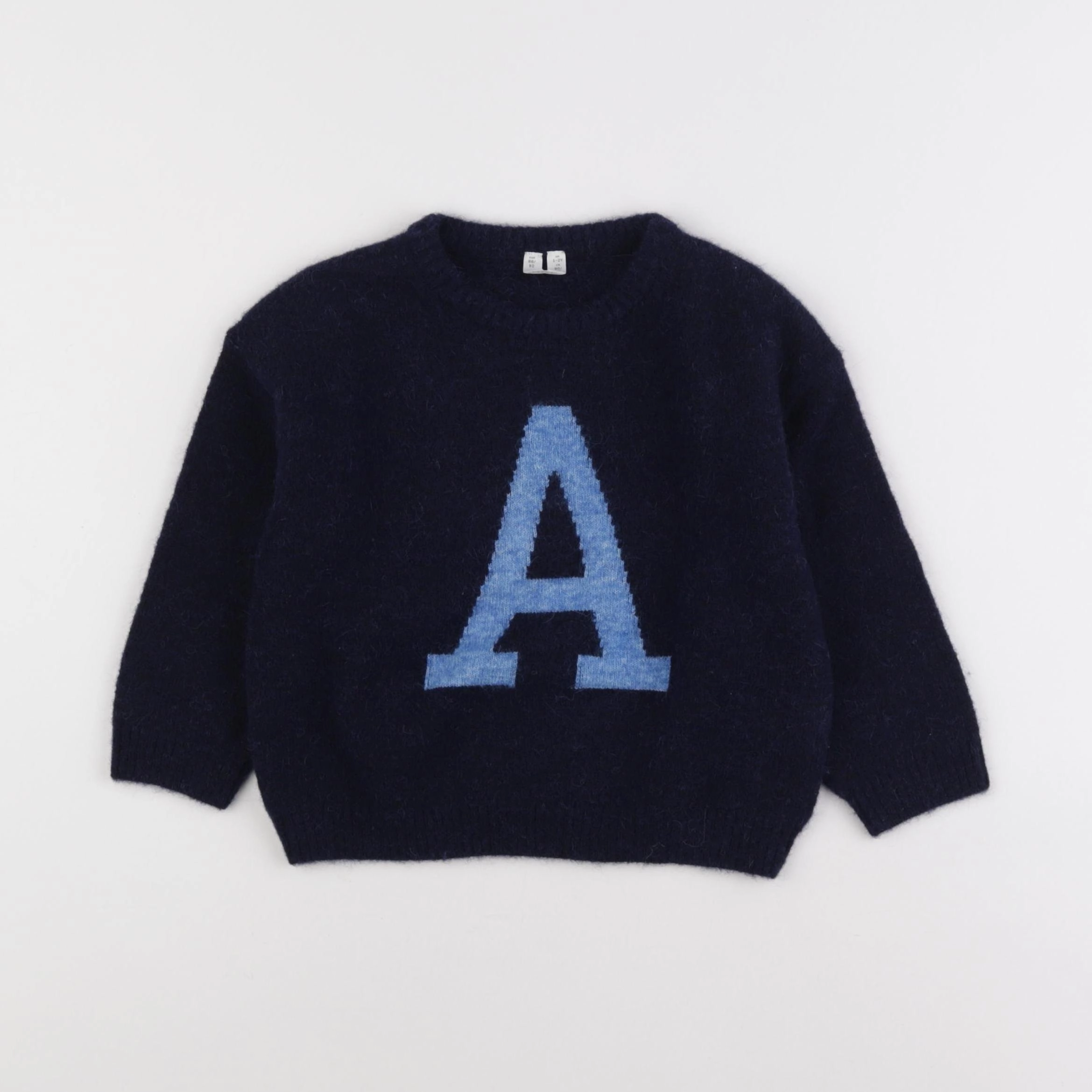 Arket - pull bleu - 18/24 mois