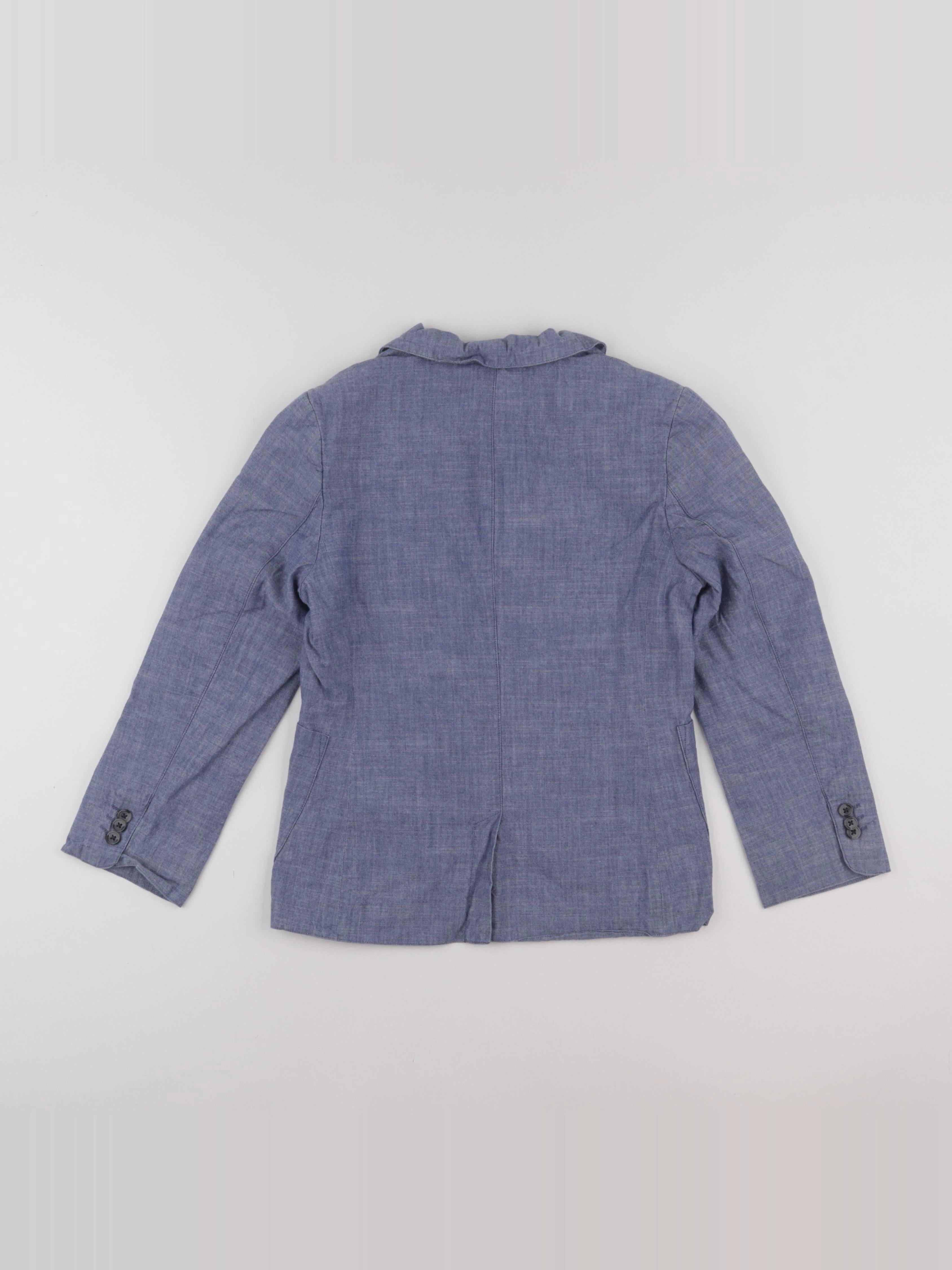 H&M - veste bleu - 9/10 ans